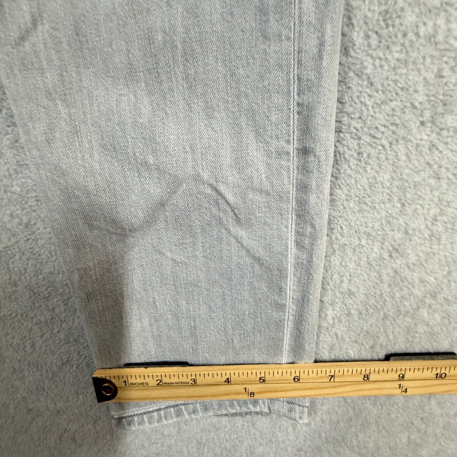 Diesel Thommer-SP Slim Skinny Light Gray Mens Jeans 34×29 Stretch Denim