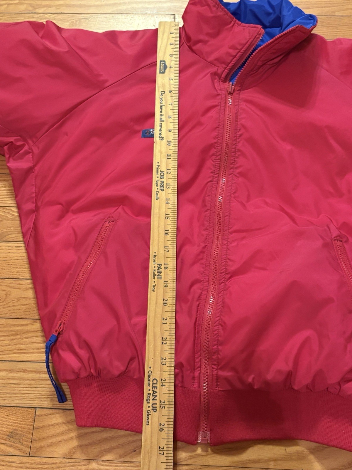 Vintage Columbia Reversible Ski Jacket Thinsulate Men’s M Blue/Red