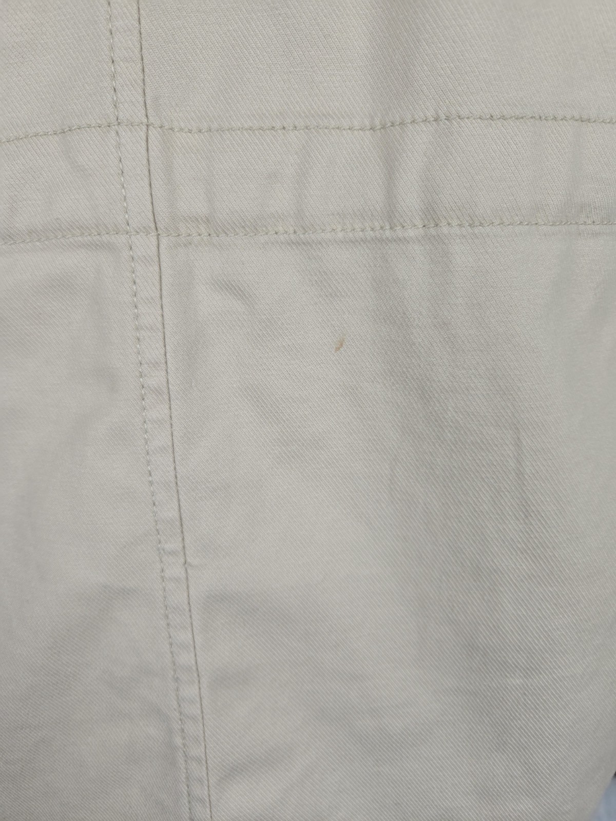 Talbots Utility Safari Tan Jacket 1XP Tie Drawstring Cargo Cotton Blend Womens