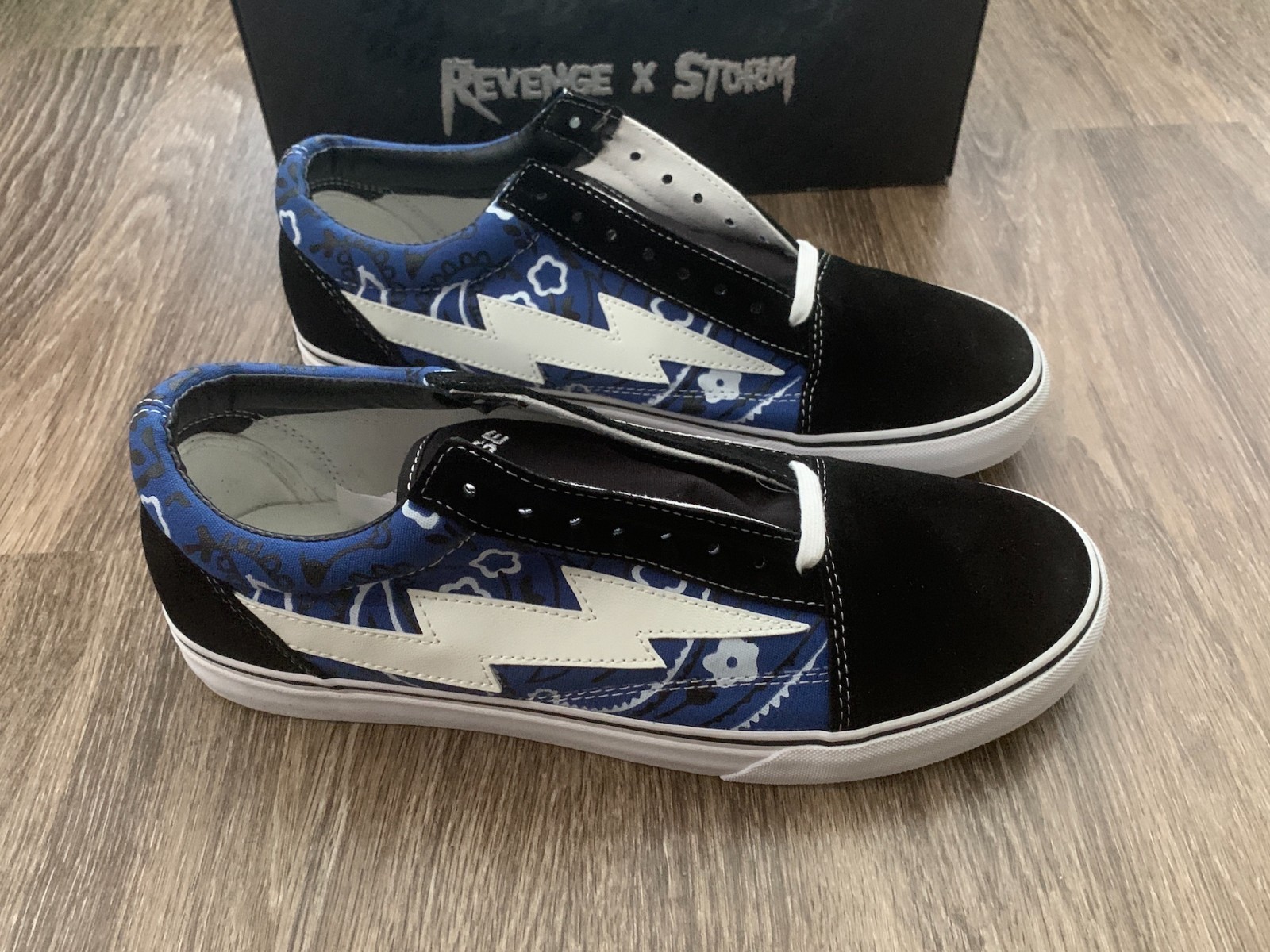 100% Authentic Revenge x Storm Vans Original Classic Rag Blue Multiple Sizes