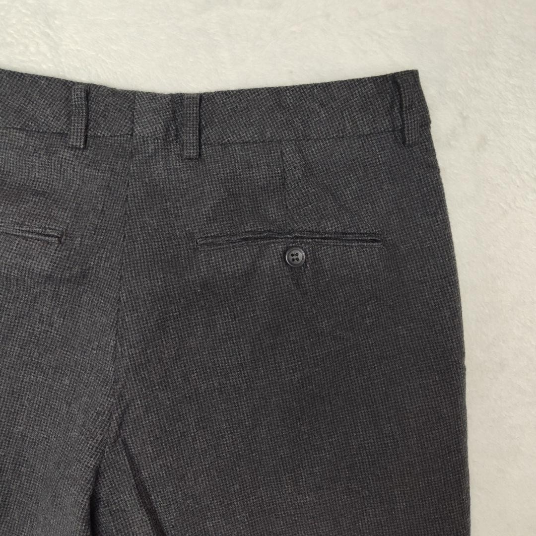 Bonobos Pants Mens 30×30 Gray Tweed Marzotto Wool Straight Flat Lined Italy