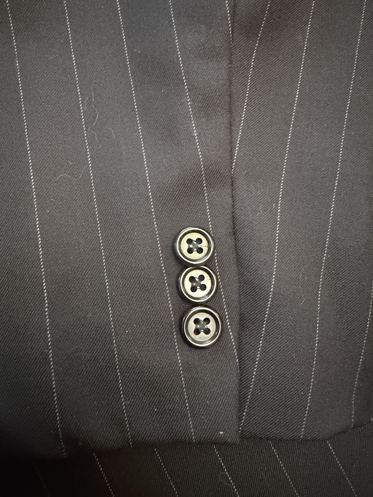 Hickey Freeman Loro Piana Men’s Madison Navy Pinstripe Sportcoat Wool Size 48L