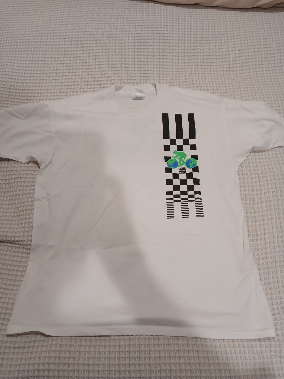 Raul Julia Vintage 90s Bicycle Graphic T-Shirt Crew Neck Men’s L