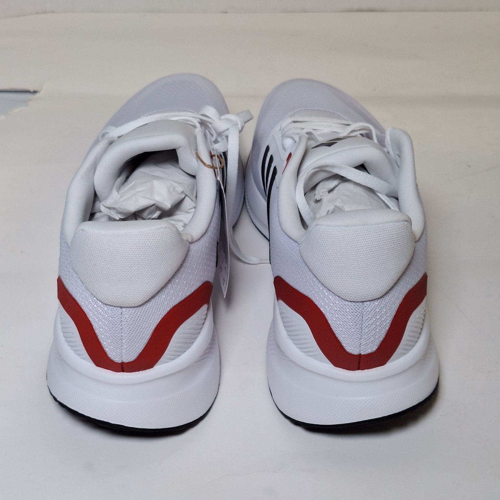 Adidas Runfalcon 5 Men’s Cloudfoam Running Shoes White/Black/Scarlet Size 12