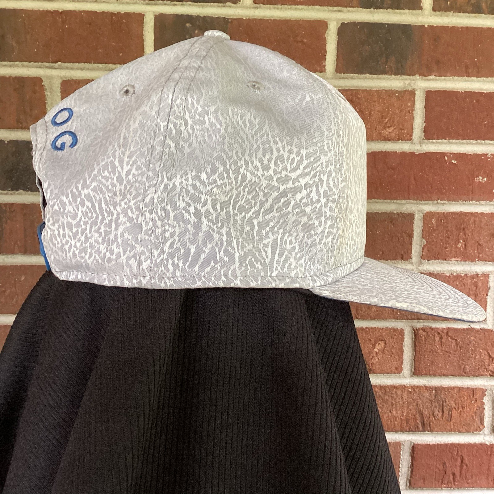 Air Jordon Jumpman Snapback Hat True OG Cement Elephant Gray New Without Tags