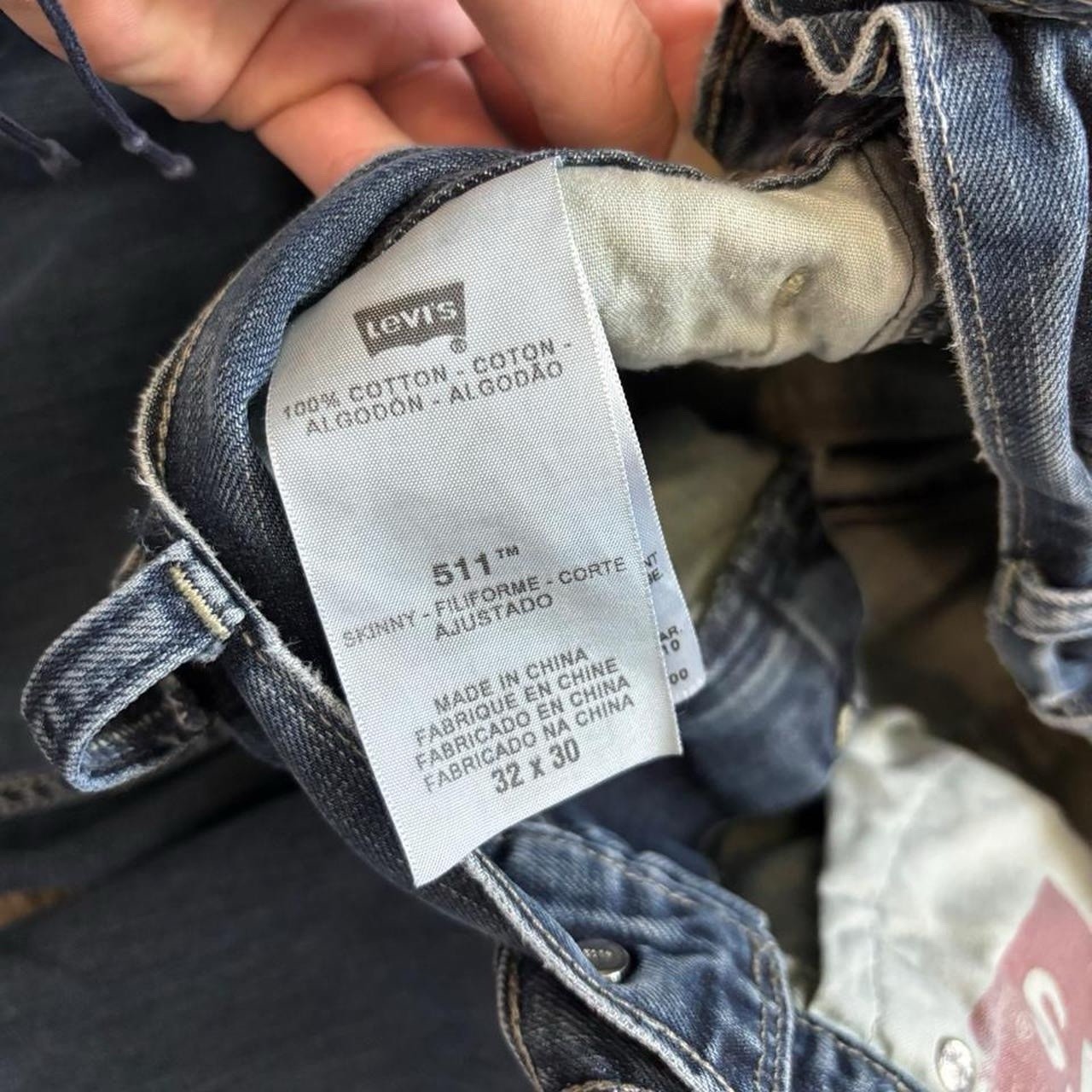 Levi’s 511 Slim Fit Jeans Men’s Size 32 x 30 Dark Wash Y2K Denim