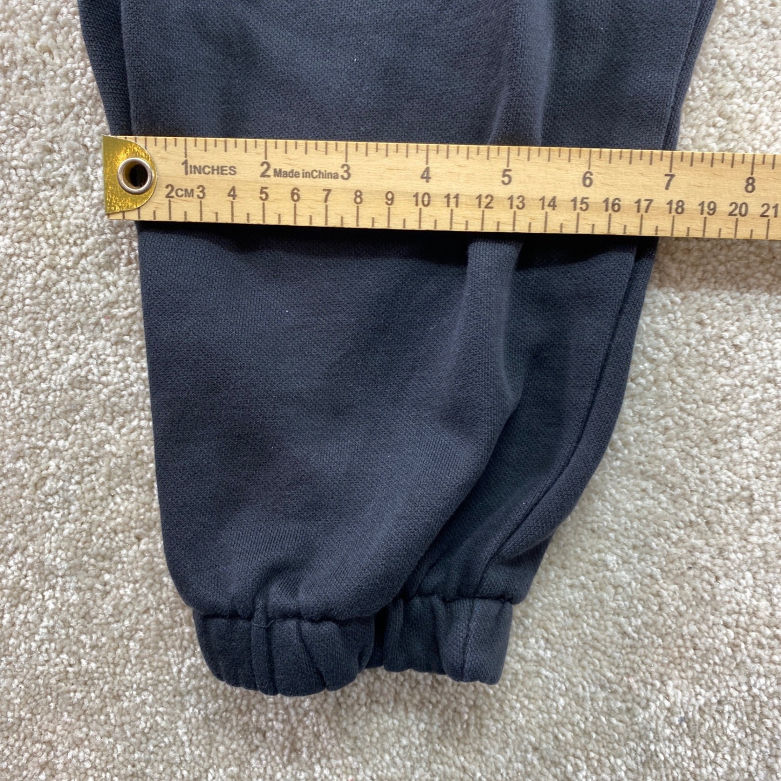 Puma Sweatpants Mens Medium Joggers Black Elastic Waist Drawstring Pockets