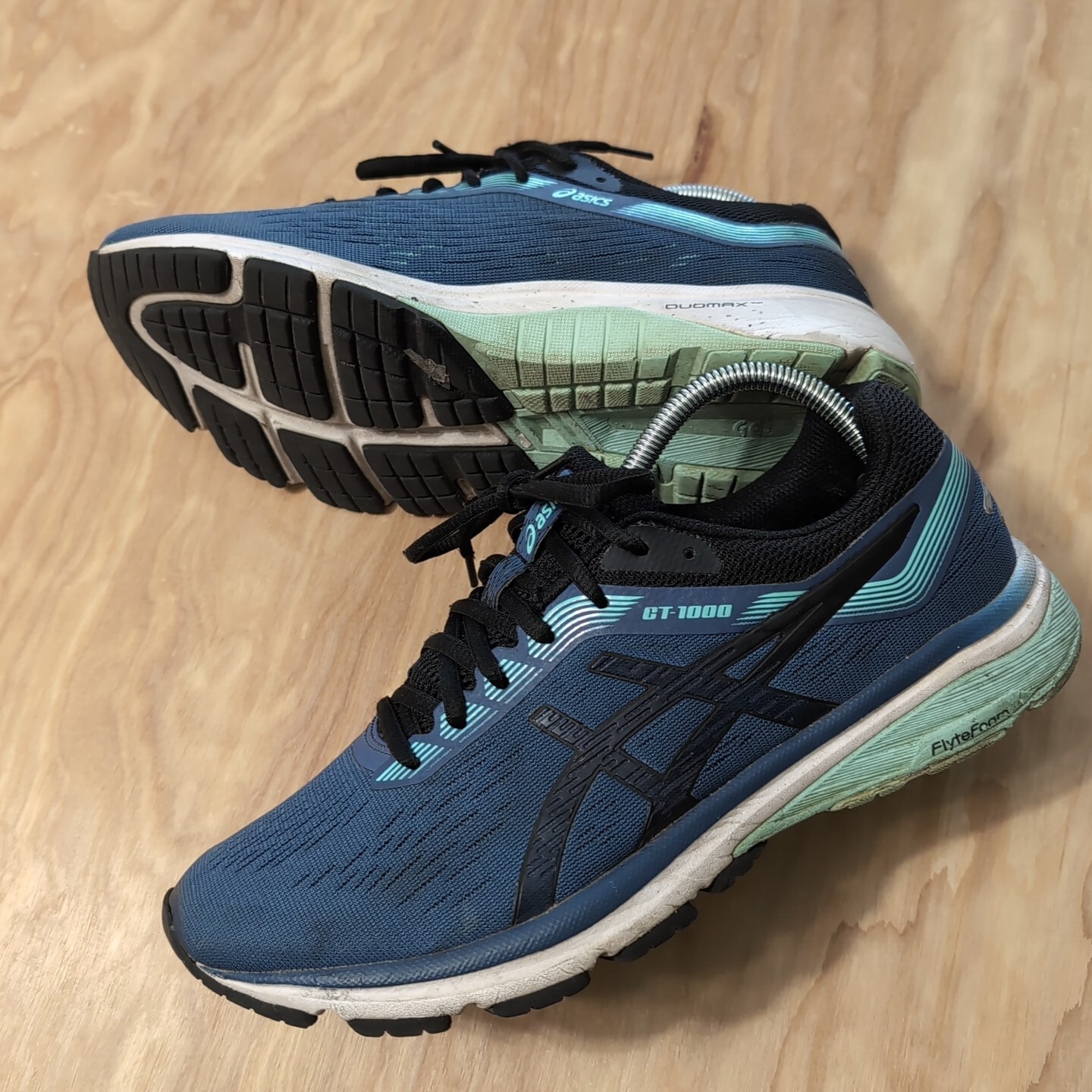 Asics CT-1000 Flyte Foam Blue Teal Synthetic Mesh Running Shoes Women’s 10