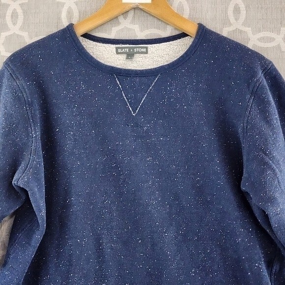 Slate & Stone Crew Neck Pullover Sweatshirt Women’s L 9578