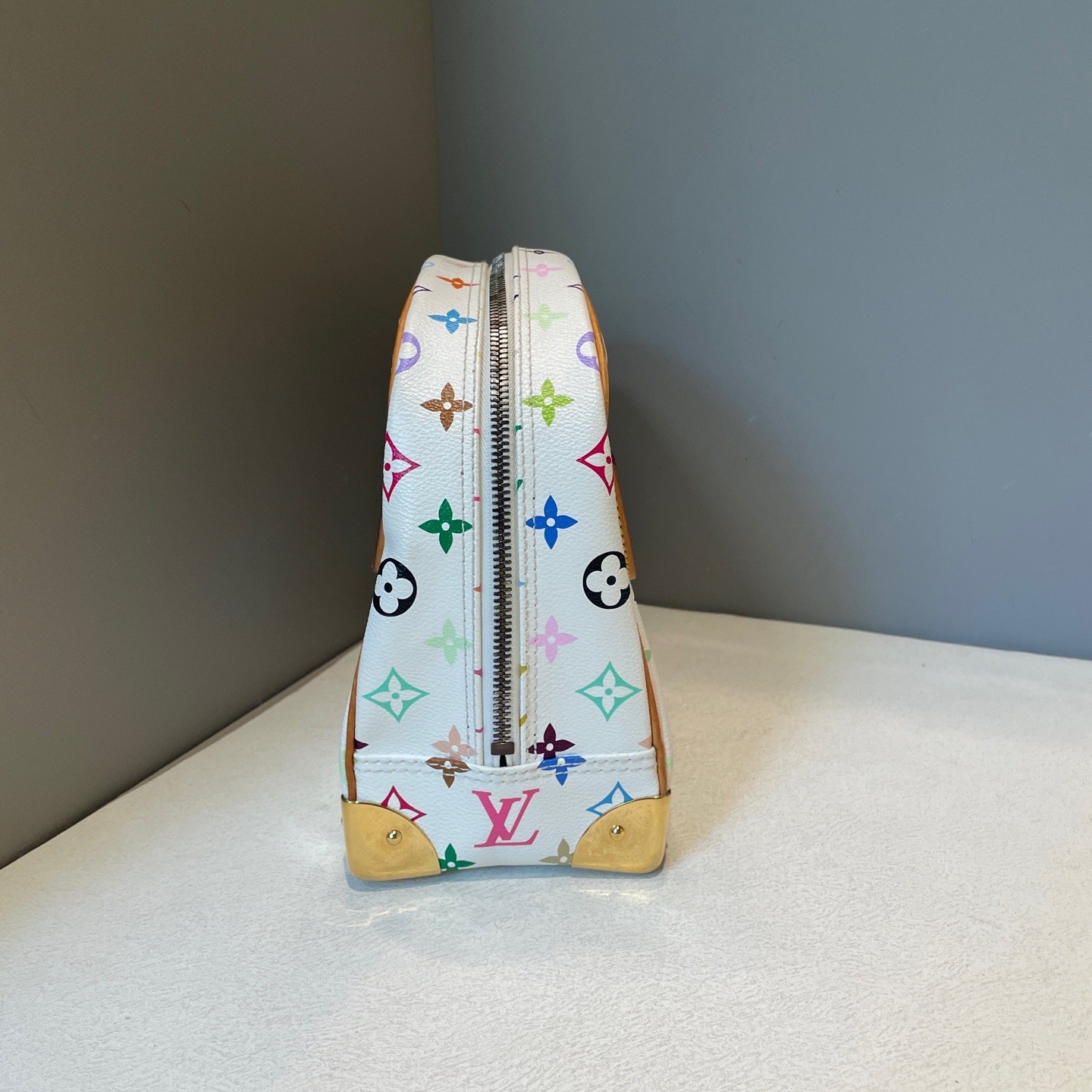 Louis Vuitton Murakami White Multicolor Monogram Handbag
