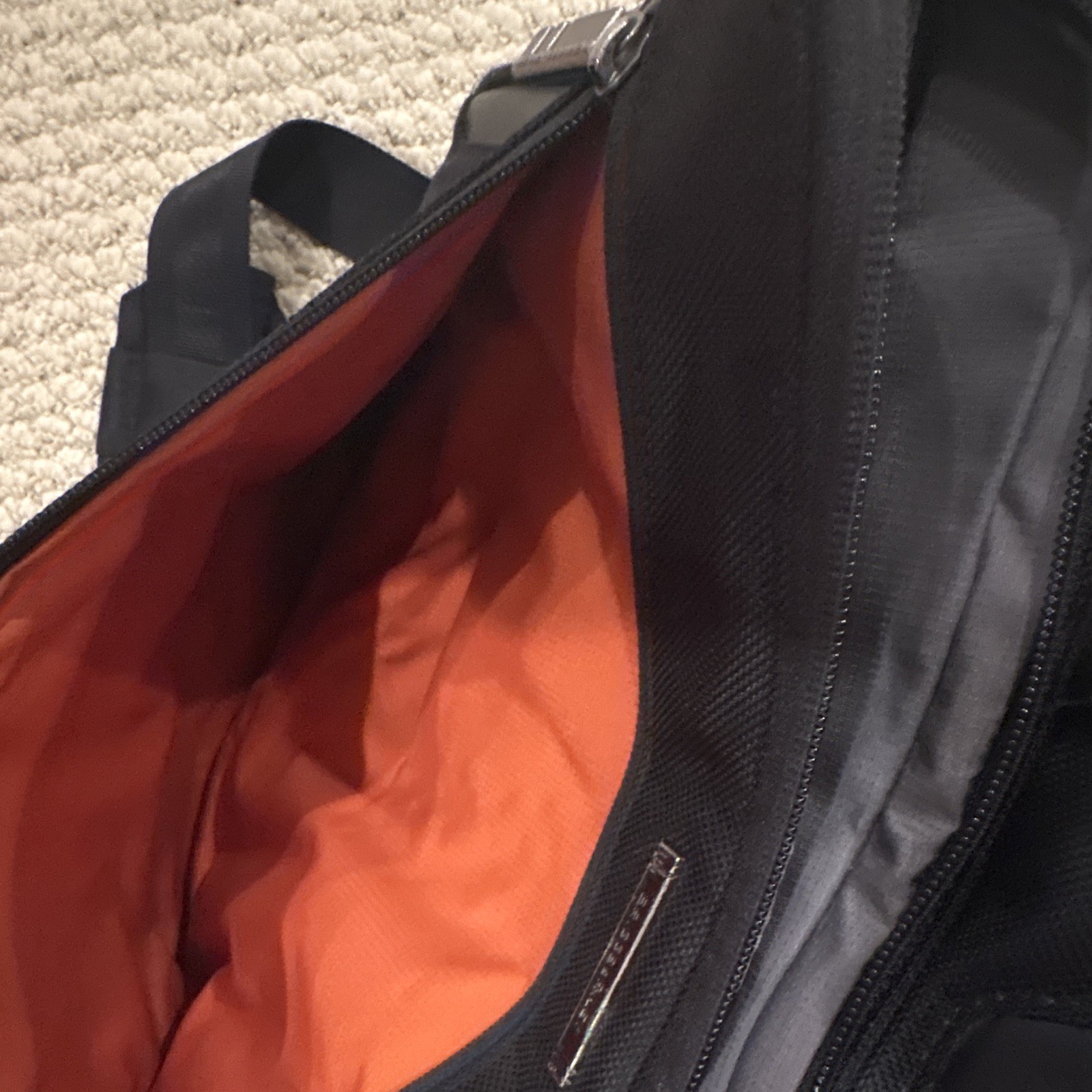 Briggs & Riley @ Work 18″ Slim Brief Messenger Bag Black Ballistic Nylon