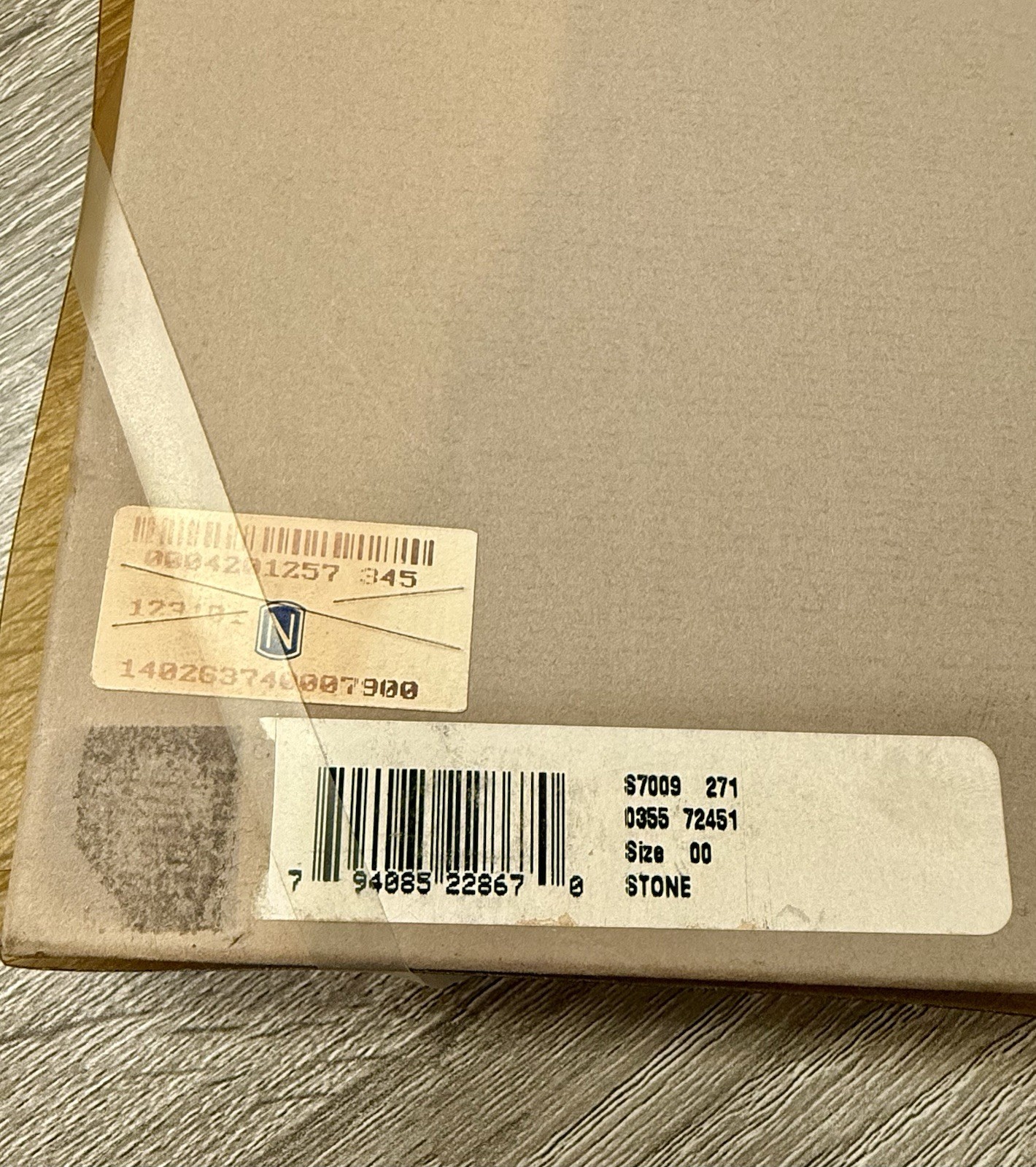 Trafalgar Stone Leather Button Suspenders Men’s Size 00 New In Box