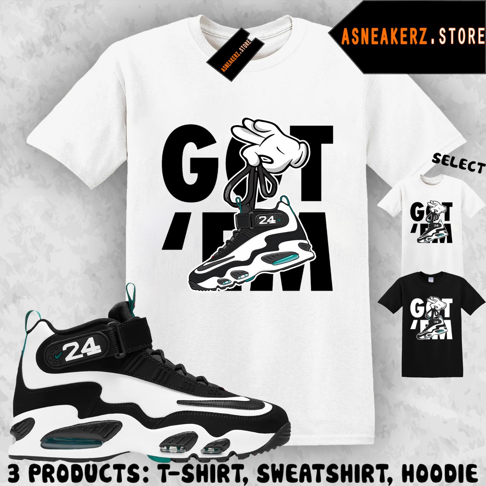 Tee Shirt Matching Air Griffey Max 1 Freshwater Match Sneaker Sneakerhead Got Em