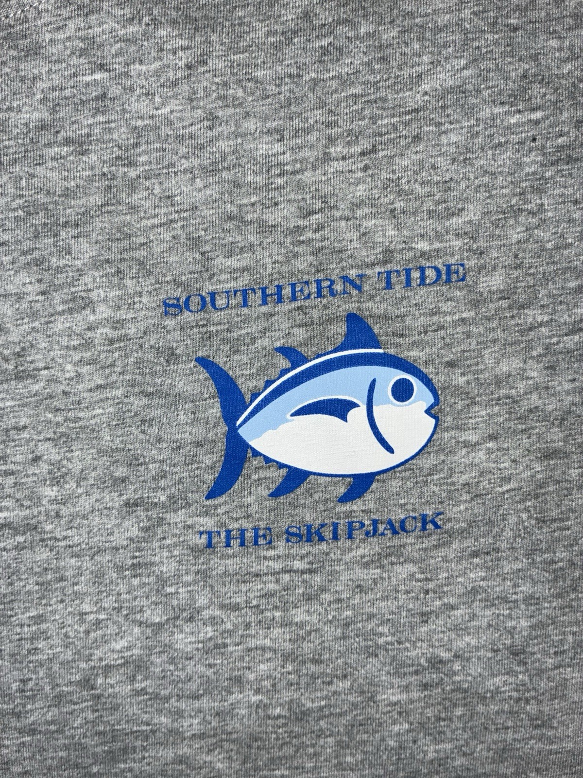 Southern Tide Original Skipjack Long Sleeve Graphic T-Shirt Mens XL Gray Cotton