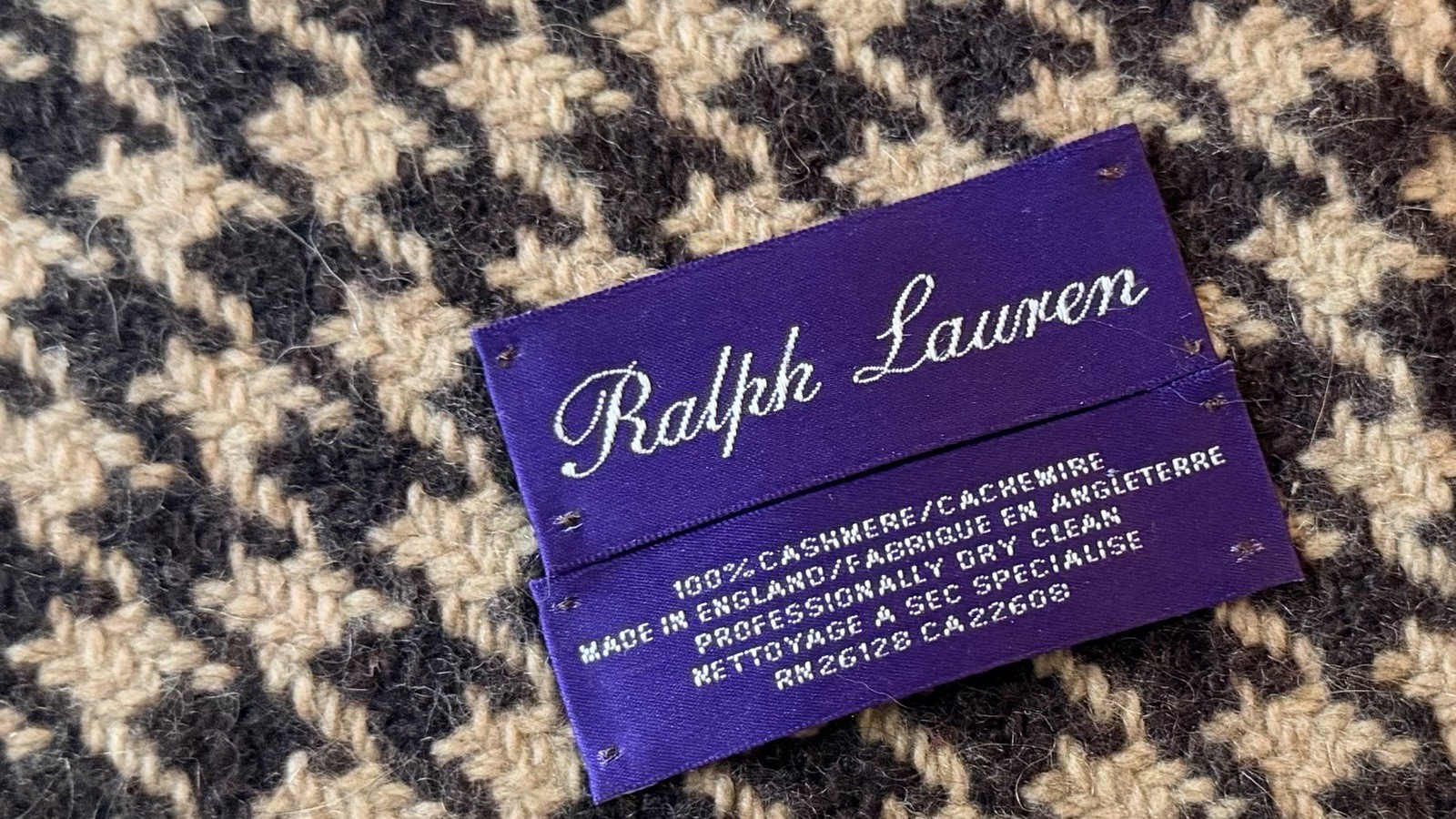 ralph lauren purple label mens Cashmere Scarf
