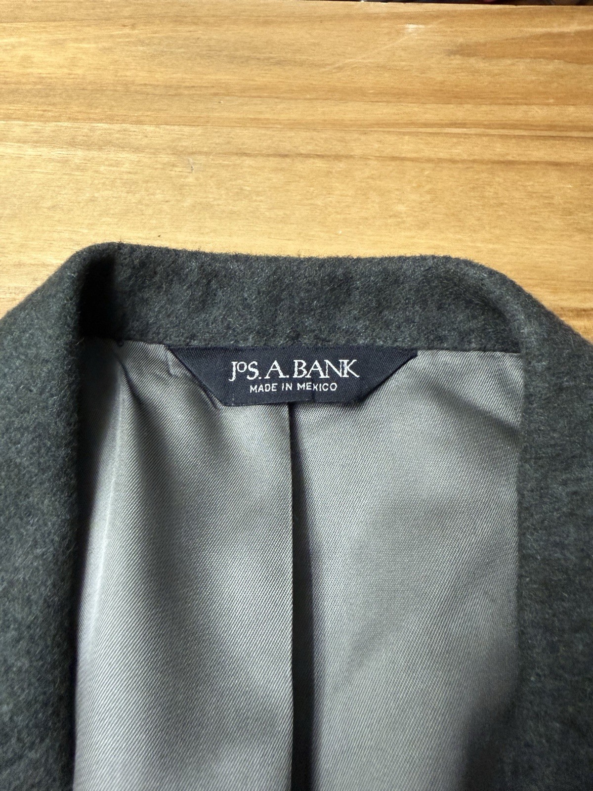 Jos. A. Bank Blazer Green 100% Camel Hair Sport Coat 42 Long