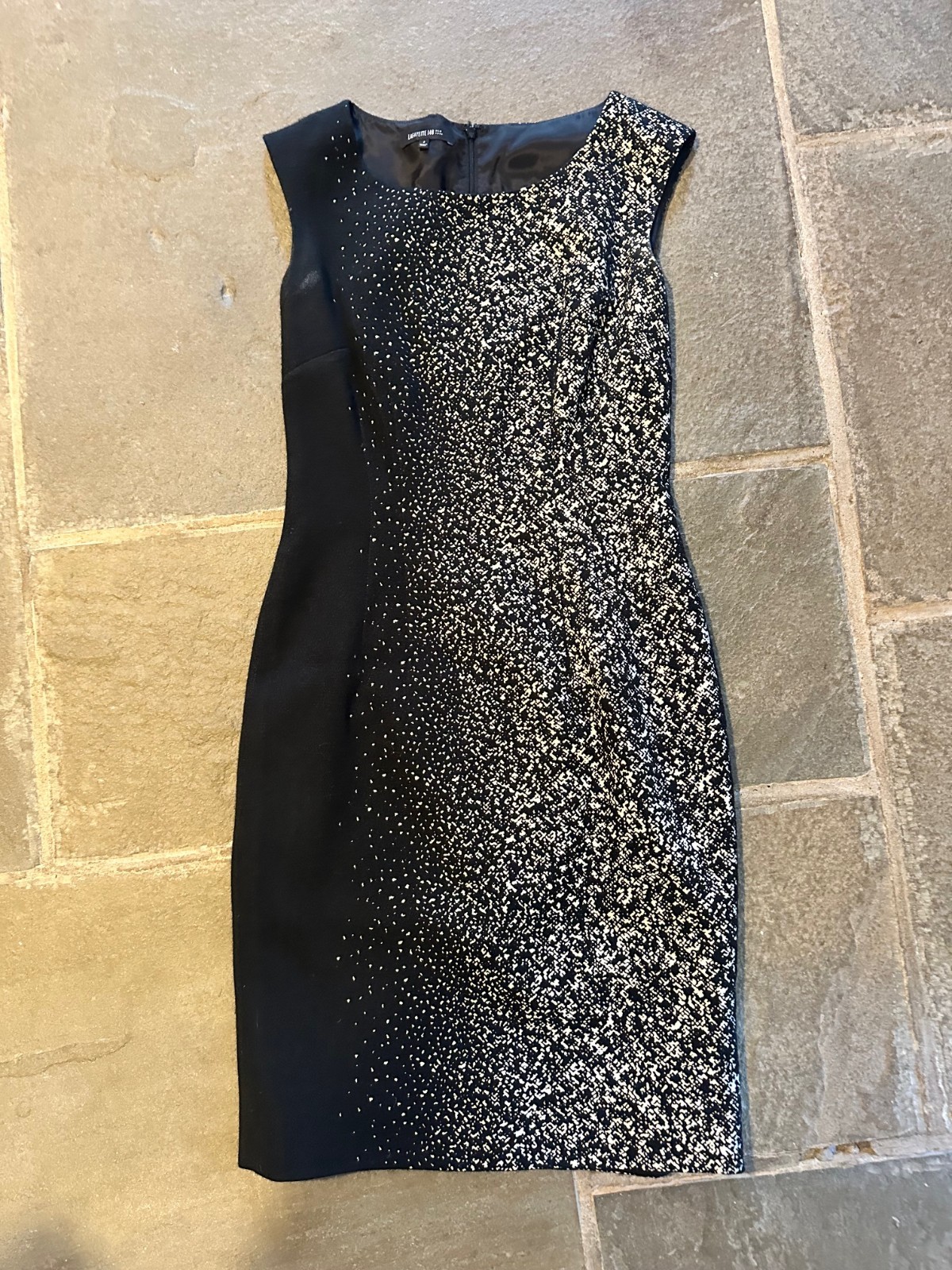 Lafayette 148 sheath dress size 4 illusion gradient