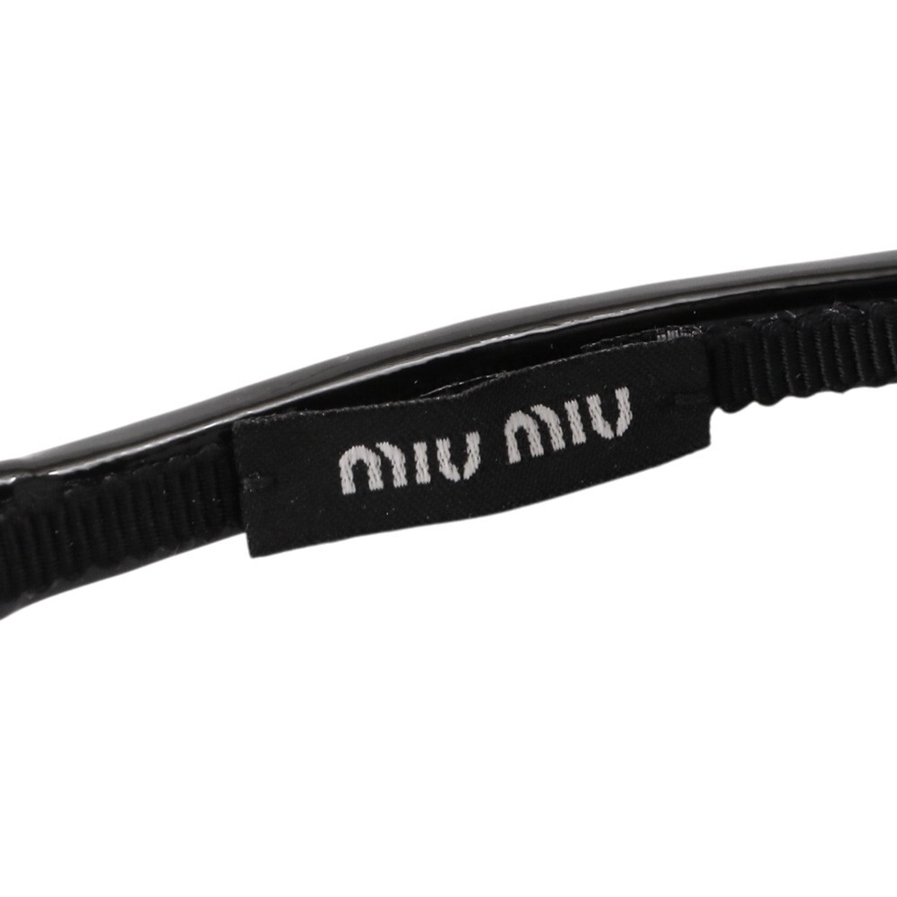 MIUMIU Head Band Hair accessorie 0.8cm Black Brand New Import Tax Included