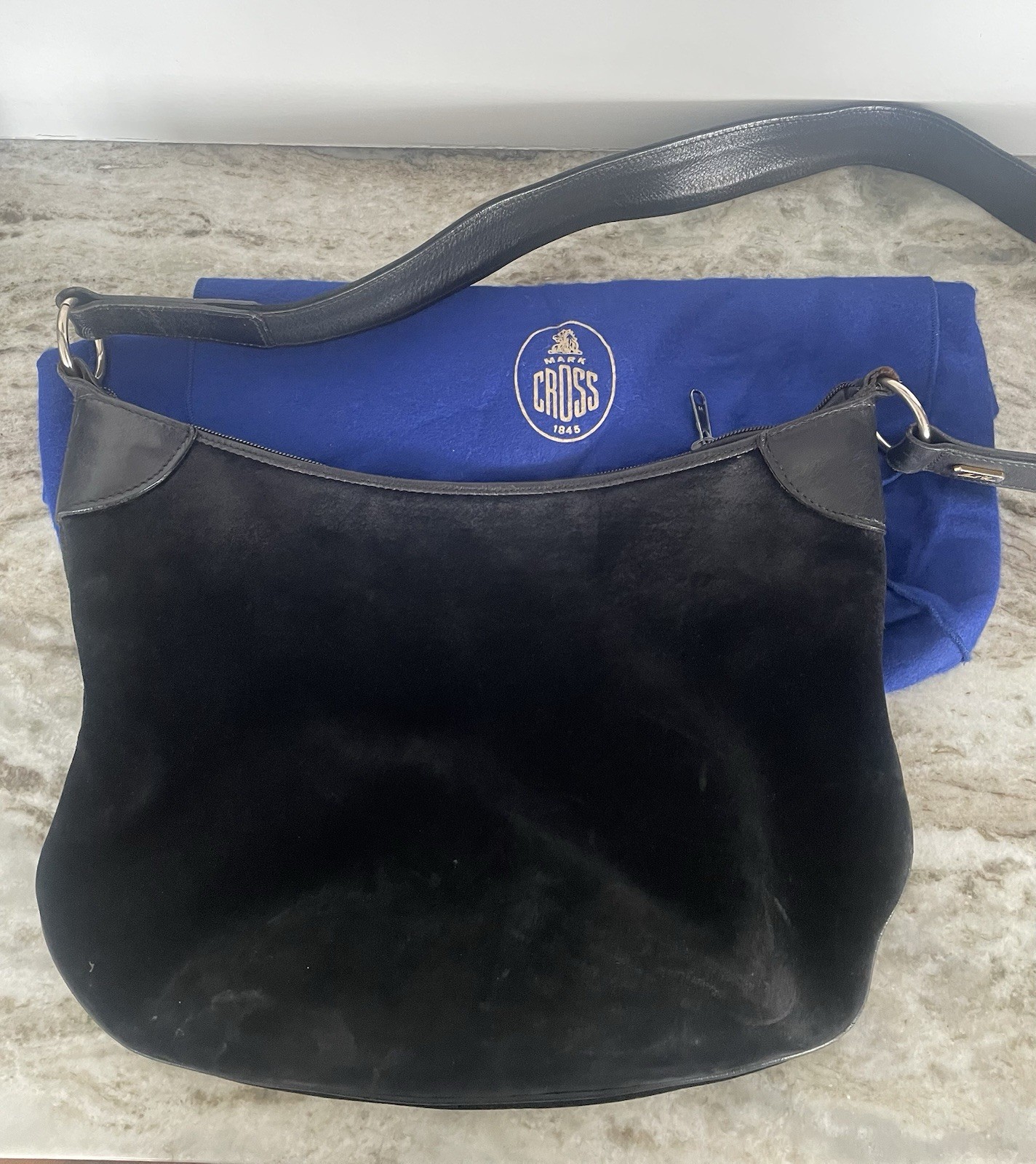 MARK CROSS SUEDE HOBO BAG.. VERY GOOD CONDITION!!