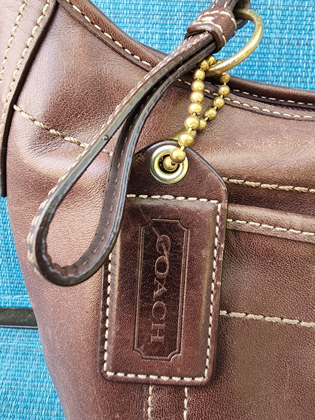 Coach Y2K Brown Leather Ergo Hobo Shoulder Bag – VINTAGE Classic- Pre Owed -Look