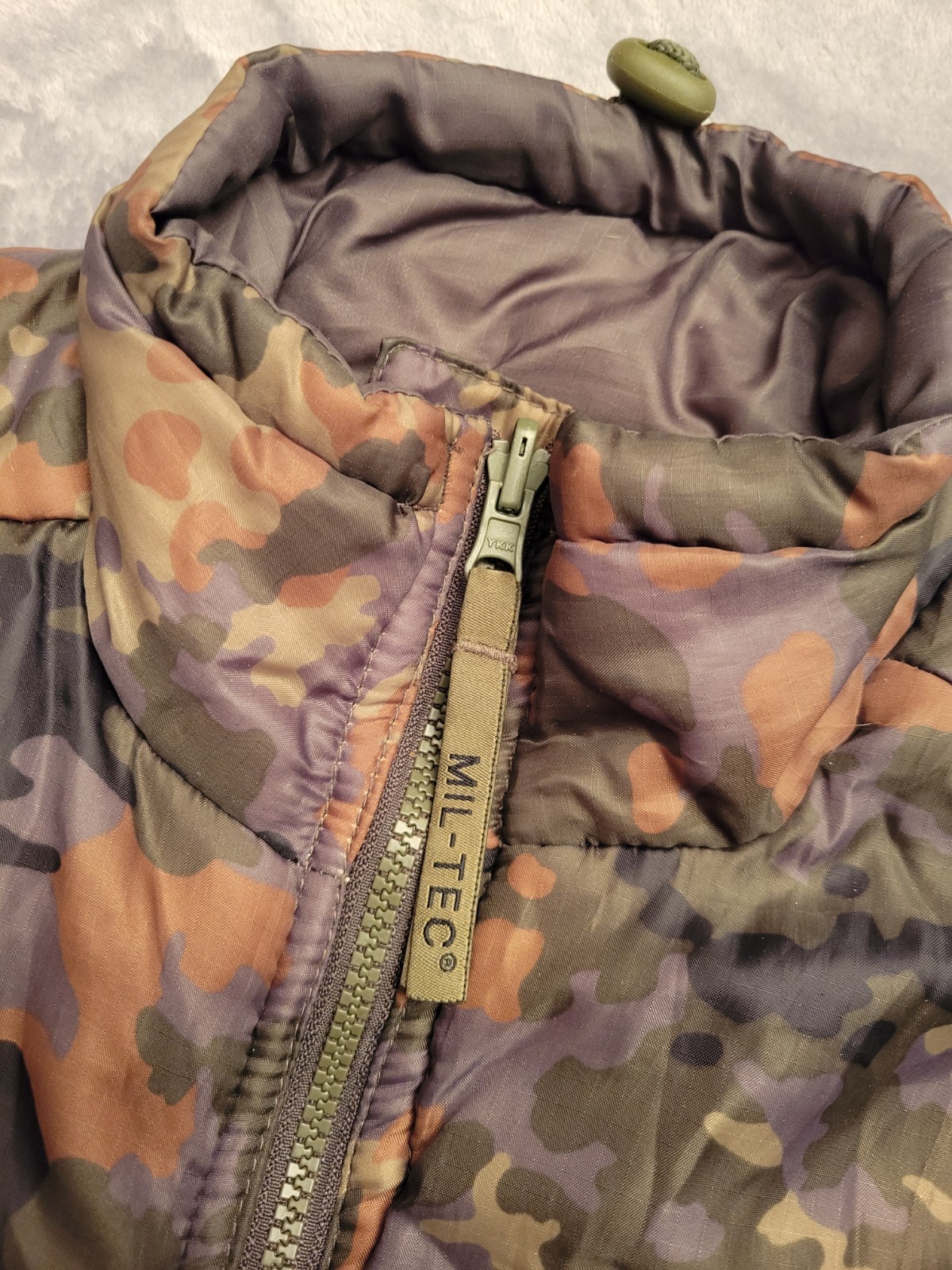 Mil Tec Sturm Thermal Jacket Men Small Reversible Camouflage German Military
