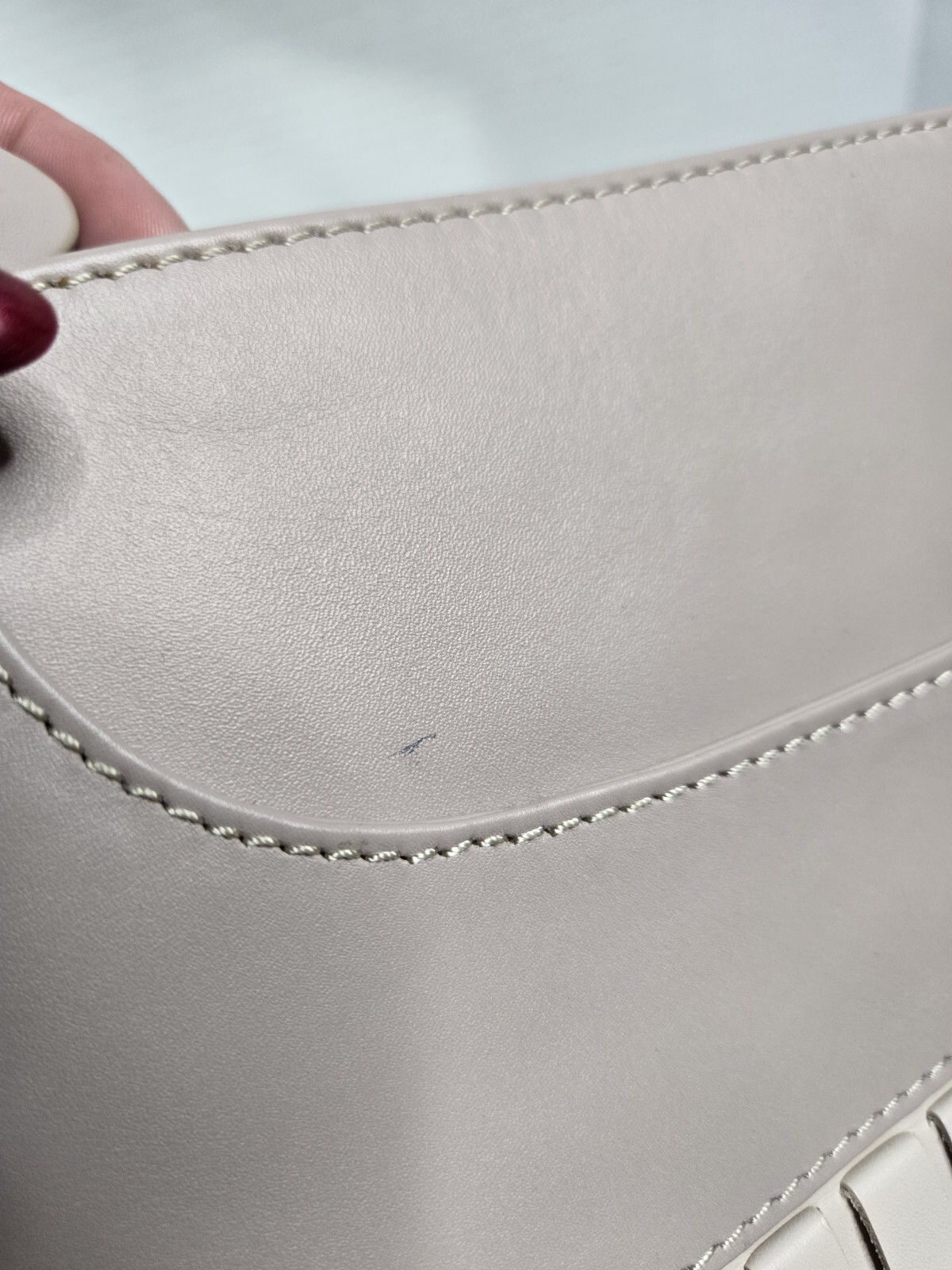 RADLEY London Pockets Craft Stripe Crossbody HandBag Purse Gray Mint Green
