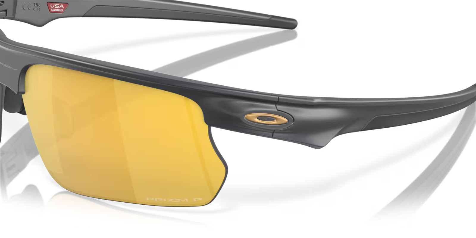 Oakley BiSphaera Matte Carbon Frame / Prizm 24K Polarized Lenses OO9400-1268 NEW