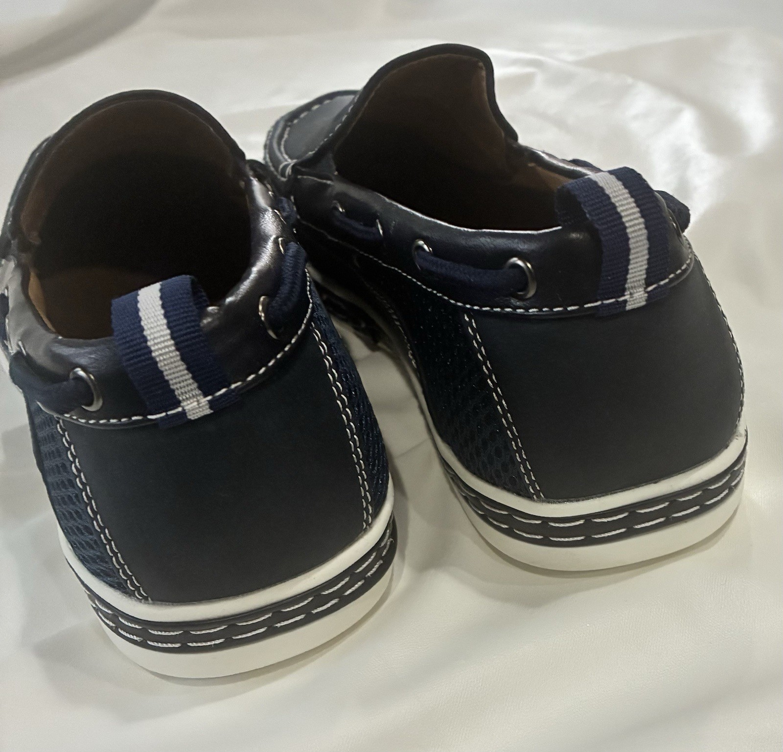 Alberto Fellini Men’s Blue Mesh Slip-On Loafer Shoes Contrast Stitching 11