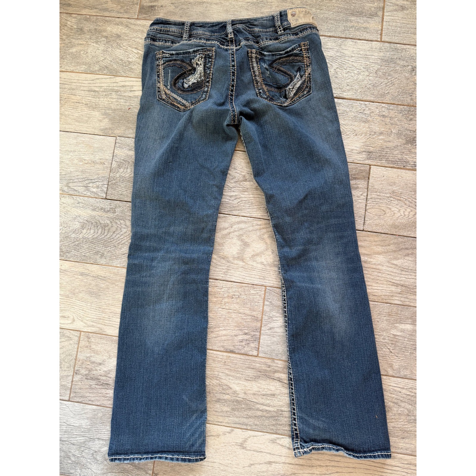 Silver Jeans Suki Slim Boot Bootcut 31 x 33 Denim Womens Western 31×33 Stretch
