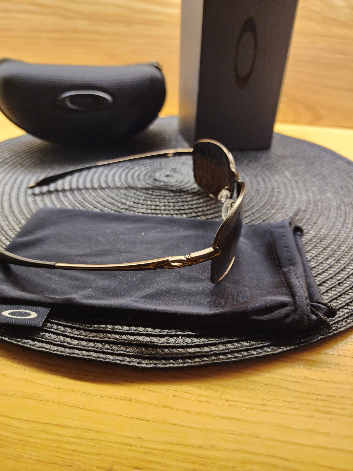 Oakley Crosshair 2.0 Alloy Metal Frame Bronze Prizm Polarized Lens Full Pack New