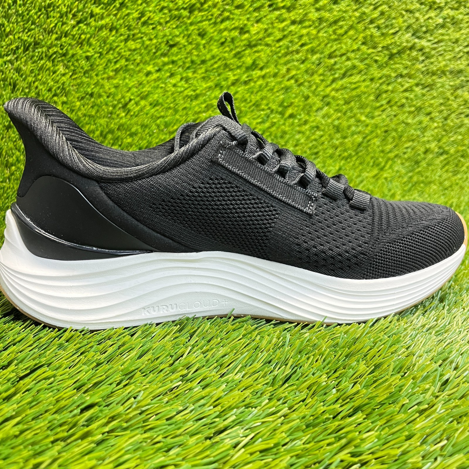 Kuru Atom 2 Womens Size 9D Black White Athletic Running Walking Shoes Sneakers
