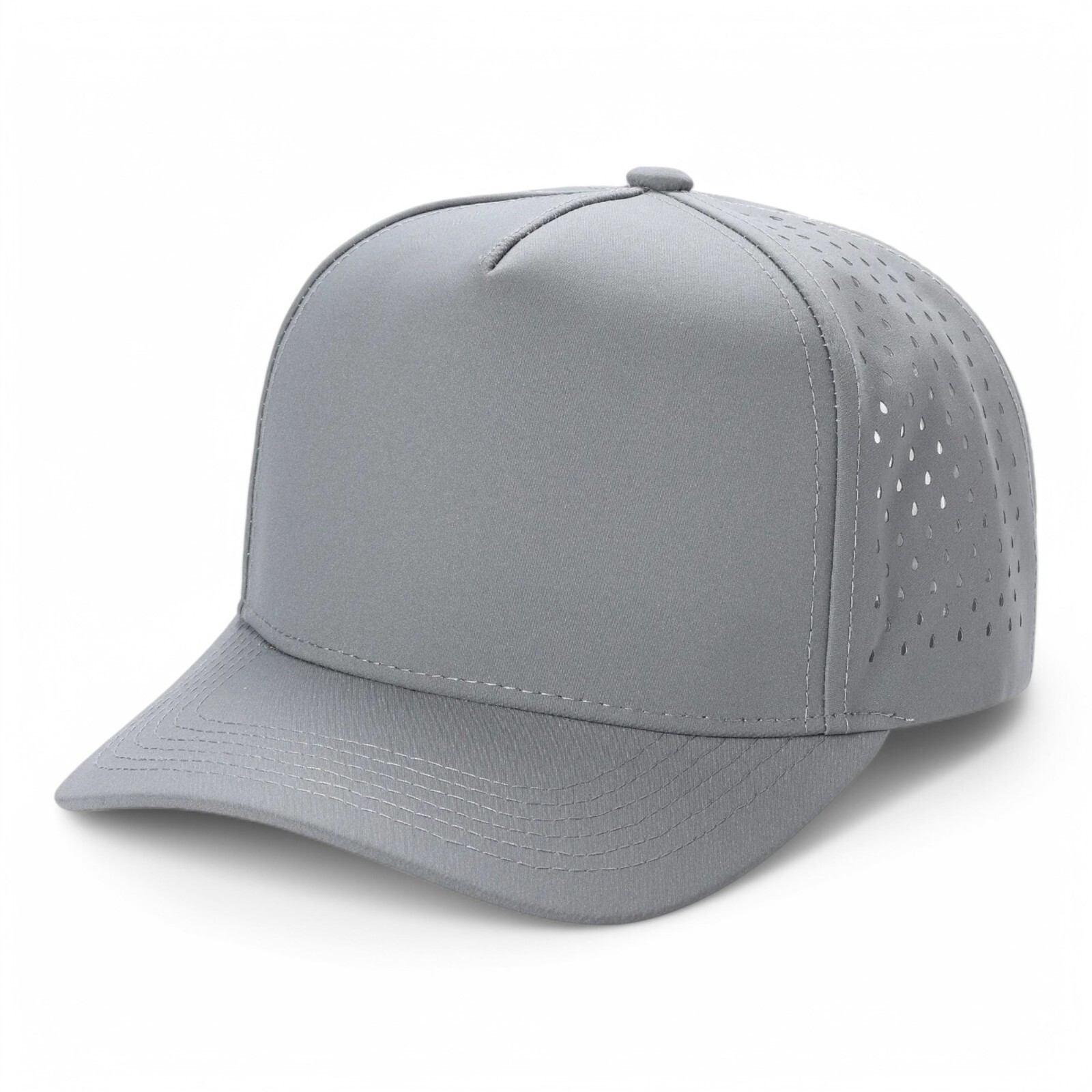 Mens Baseball Cap Snapback Adjustable Size Laser Vented Trucker Hat Waterproof