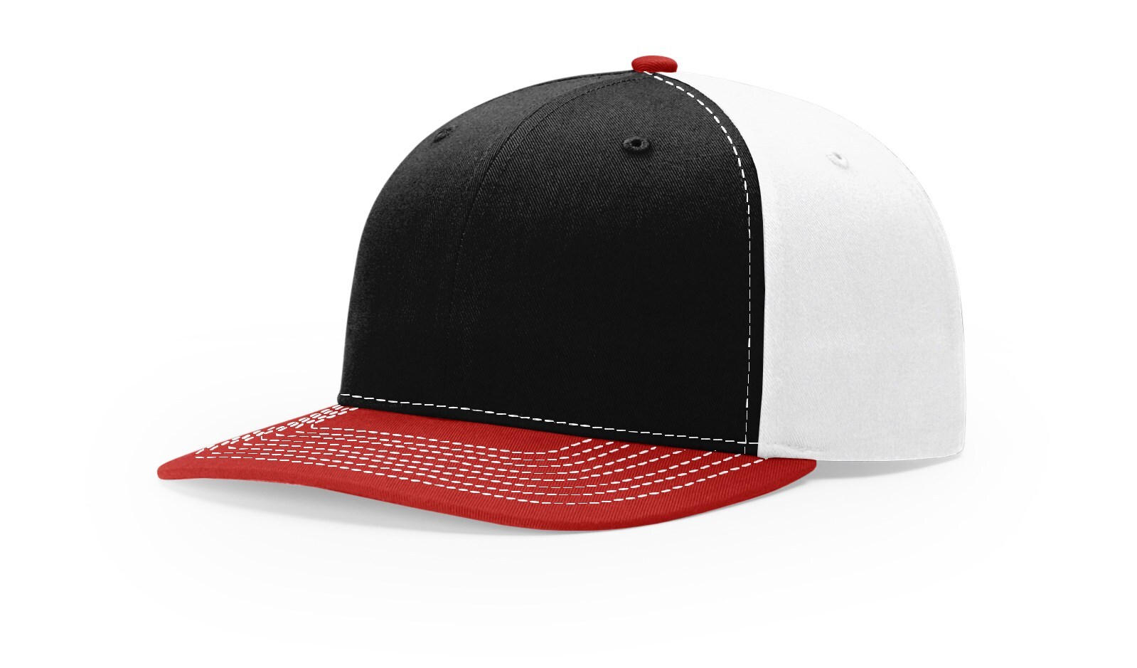 New Richardson 312 Trucker Hat Twill Back No-Mesh Snapback Cap Adjustable OSFM