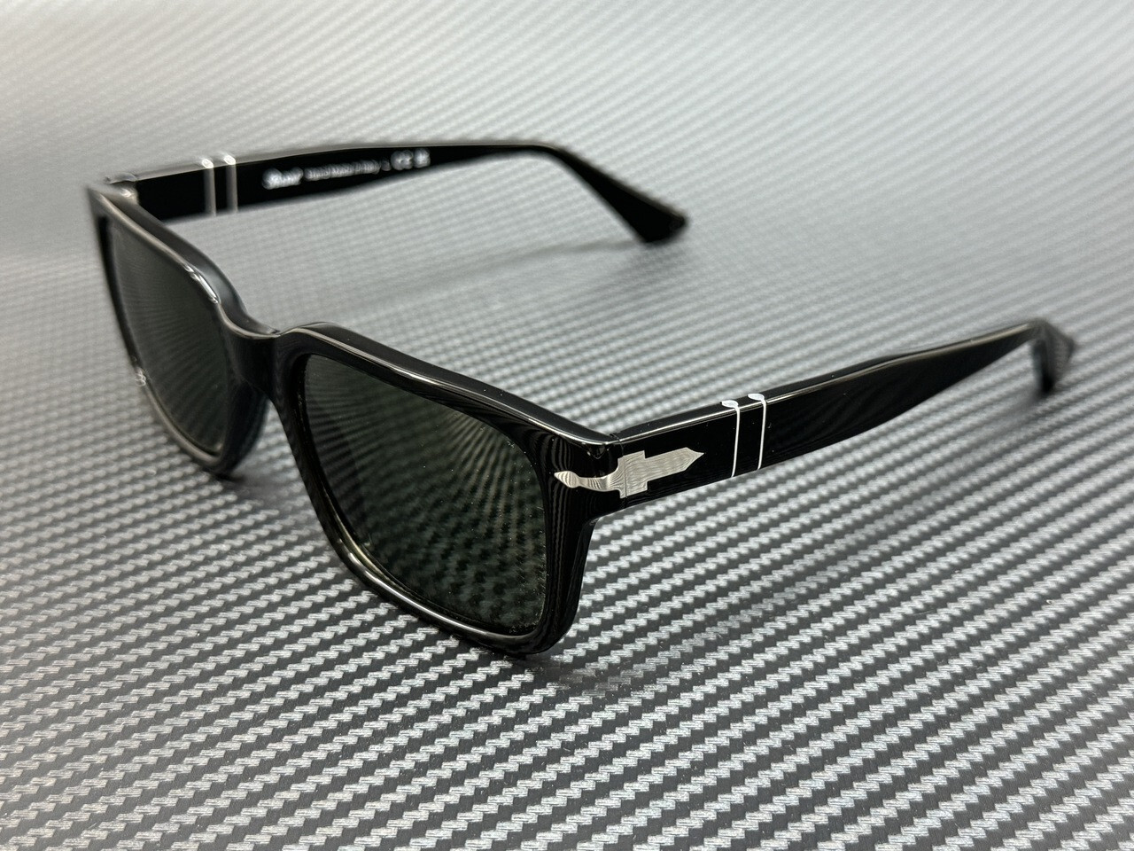 PERSOL PO3272S 95 31 Black Green Men’s 53 mm Sunglasses