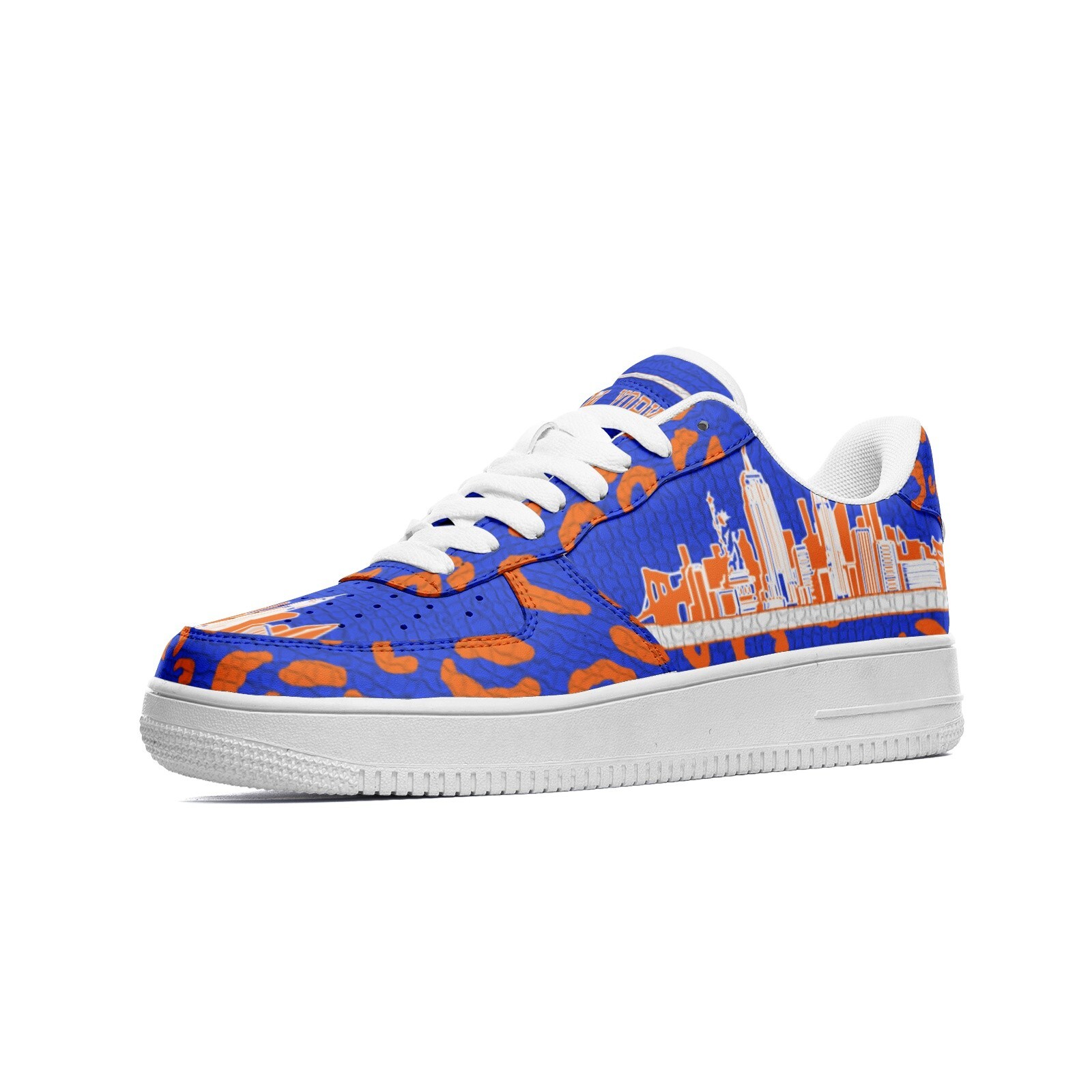 Mens New York Knicks Color Way Low Top Fan Gift Sneakers Basketball Shoes