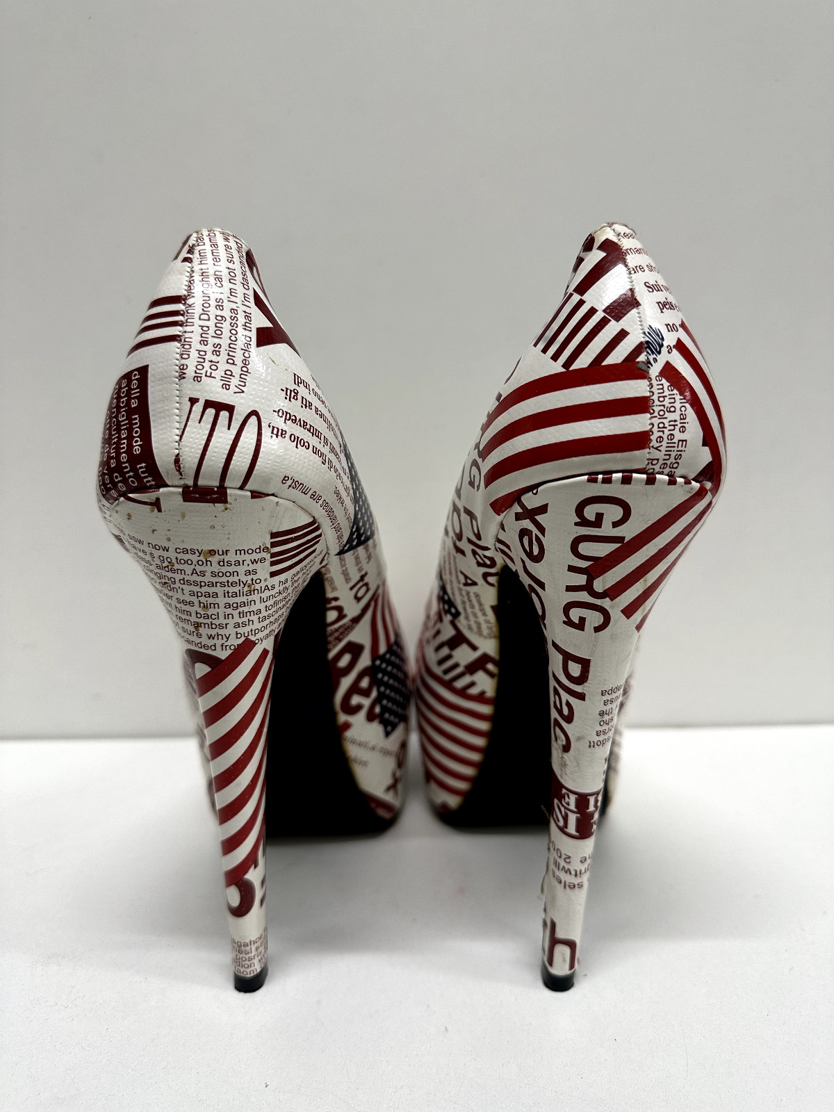 Rosette women size 10 Elle-26 hidden platform Stiletto heels man made materials