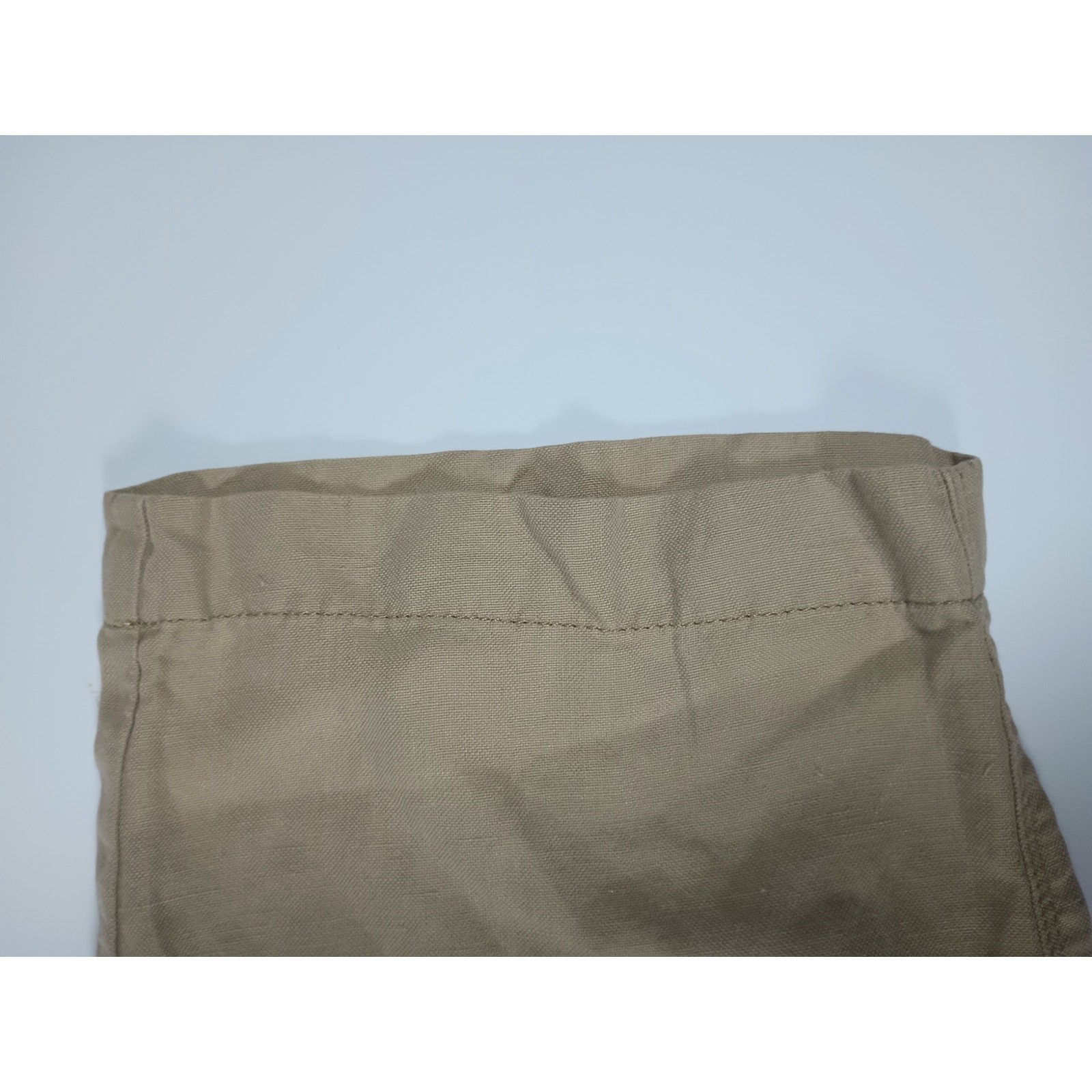 Tommy Bahama Men’s Linen Silk Blend Pants Khaki Flat Front 34×32 (Tagged 32×34)