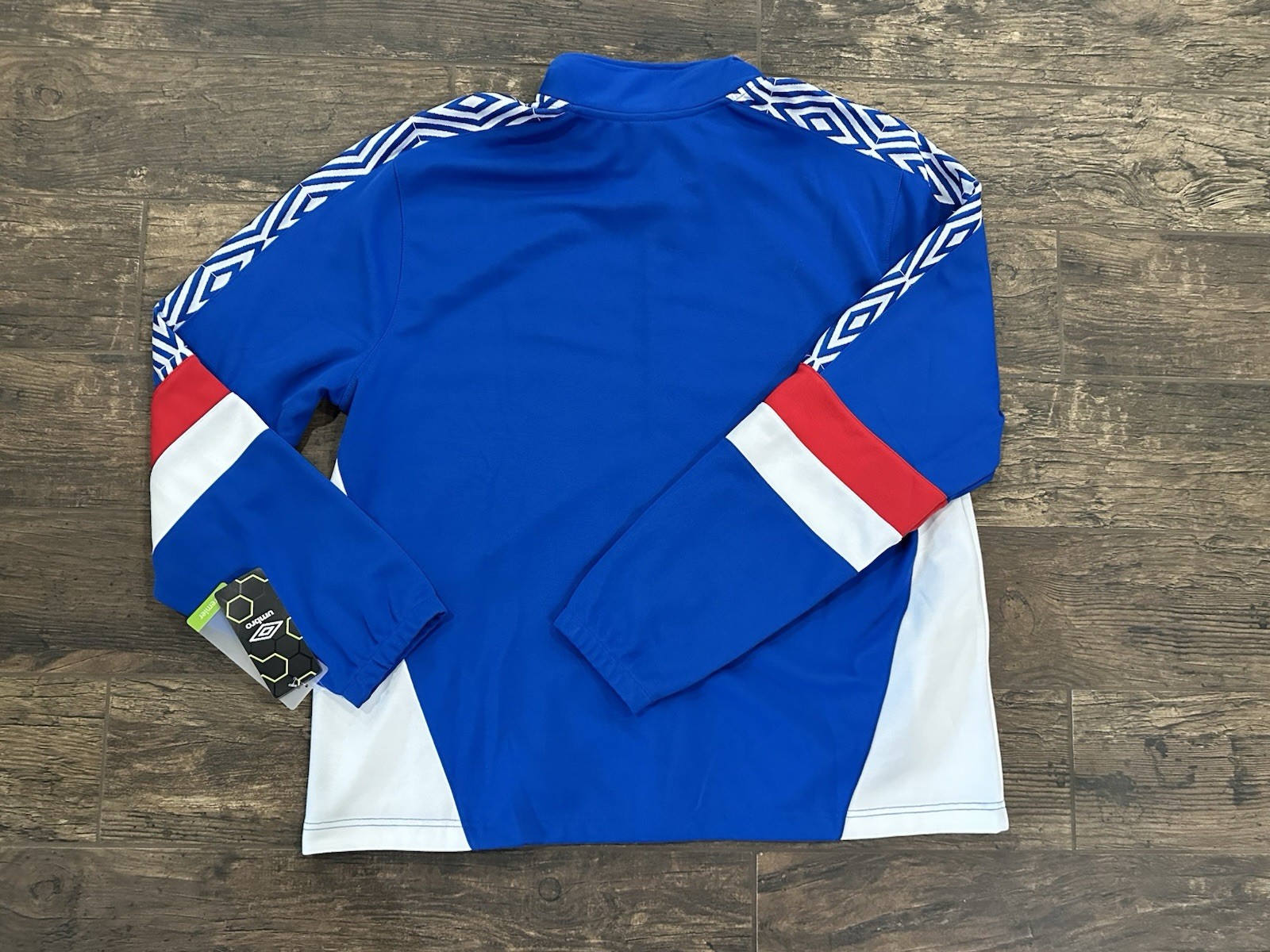 Umbro Premier Soccer Training Jacket Men’s XL Royal Blue Full Zip $100 NWT