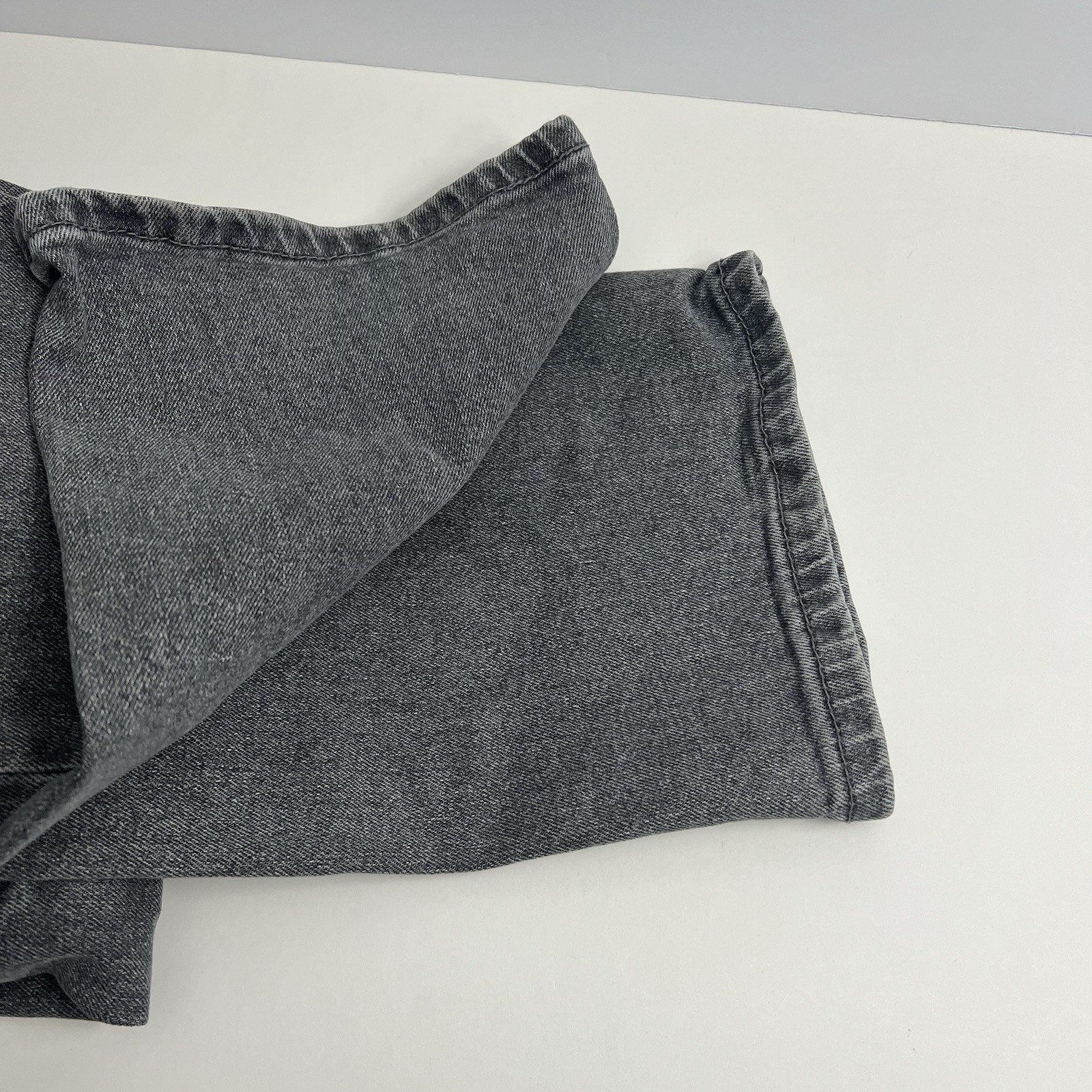 Levi’s 505 Mens Regular Fit Jeans 34×34 Gray Straight Leg Denim Pants