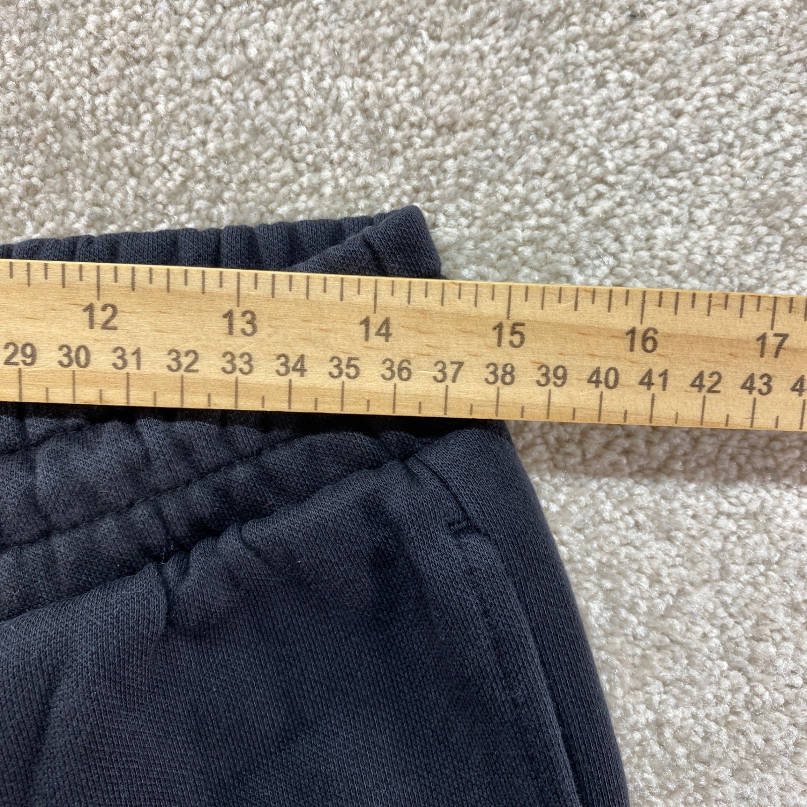 Puma Sweatpants Mens Medium Joggers Black Elastic Waist Drawstring Pockets