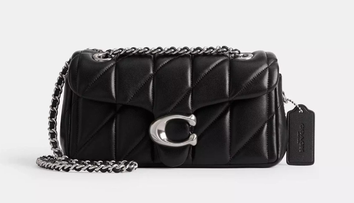COACH Tabby Shoulder Bag 20 Quilted 2WAY Crossbody Black CP149 NEW