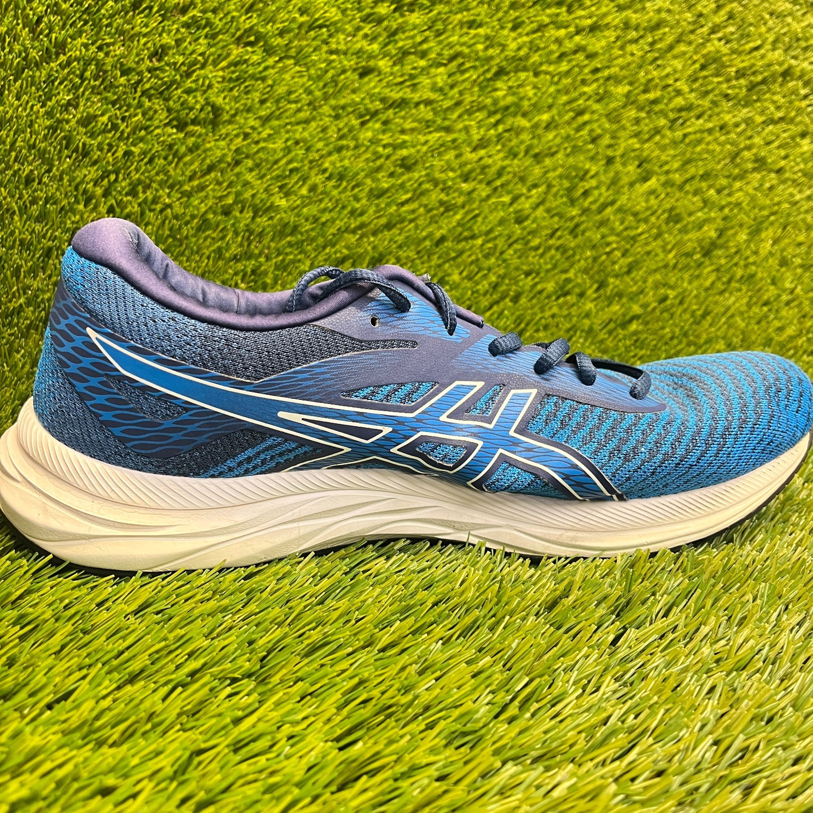 Asics Gel Excite 6 Mens Size 10 Navy Blue White Athletic Running Shoes Sneakers