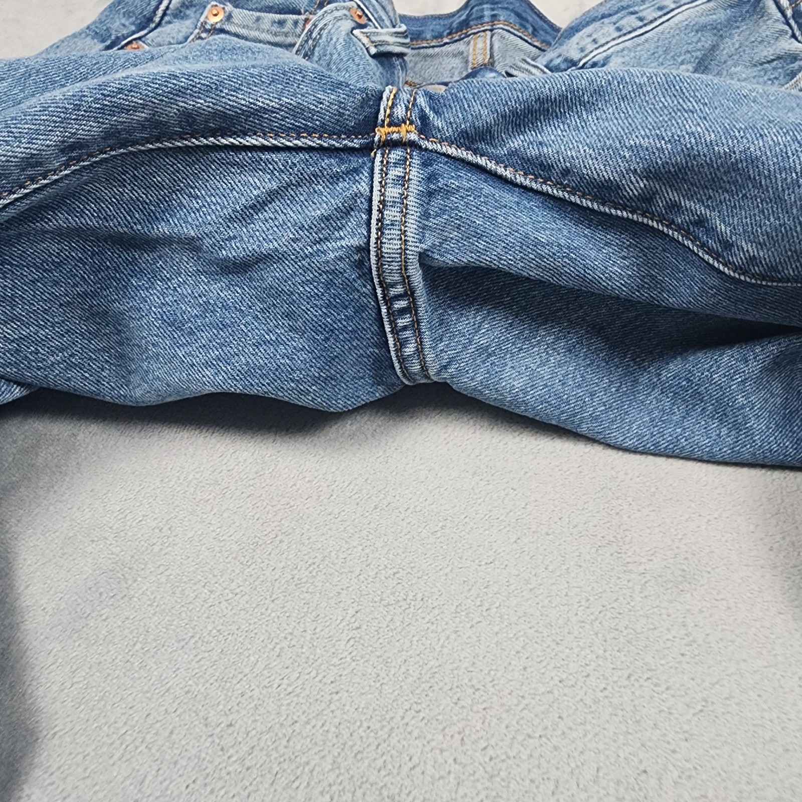Levis 568 Premium Jeans Mens 32×34 Blue Loose Straight Denim Relaxed Fit