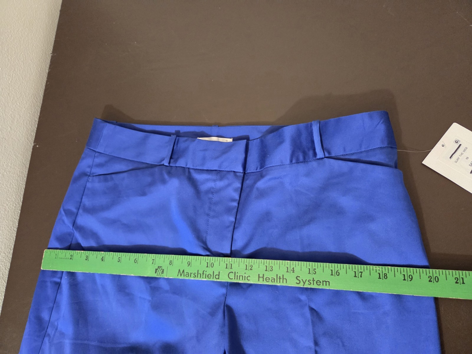 89th + Madison Womens Size 10 Blue Pants Brand New Nwt Indentations