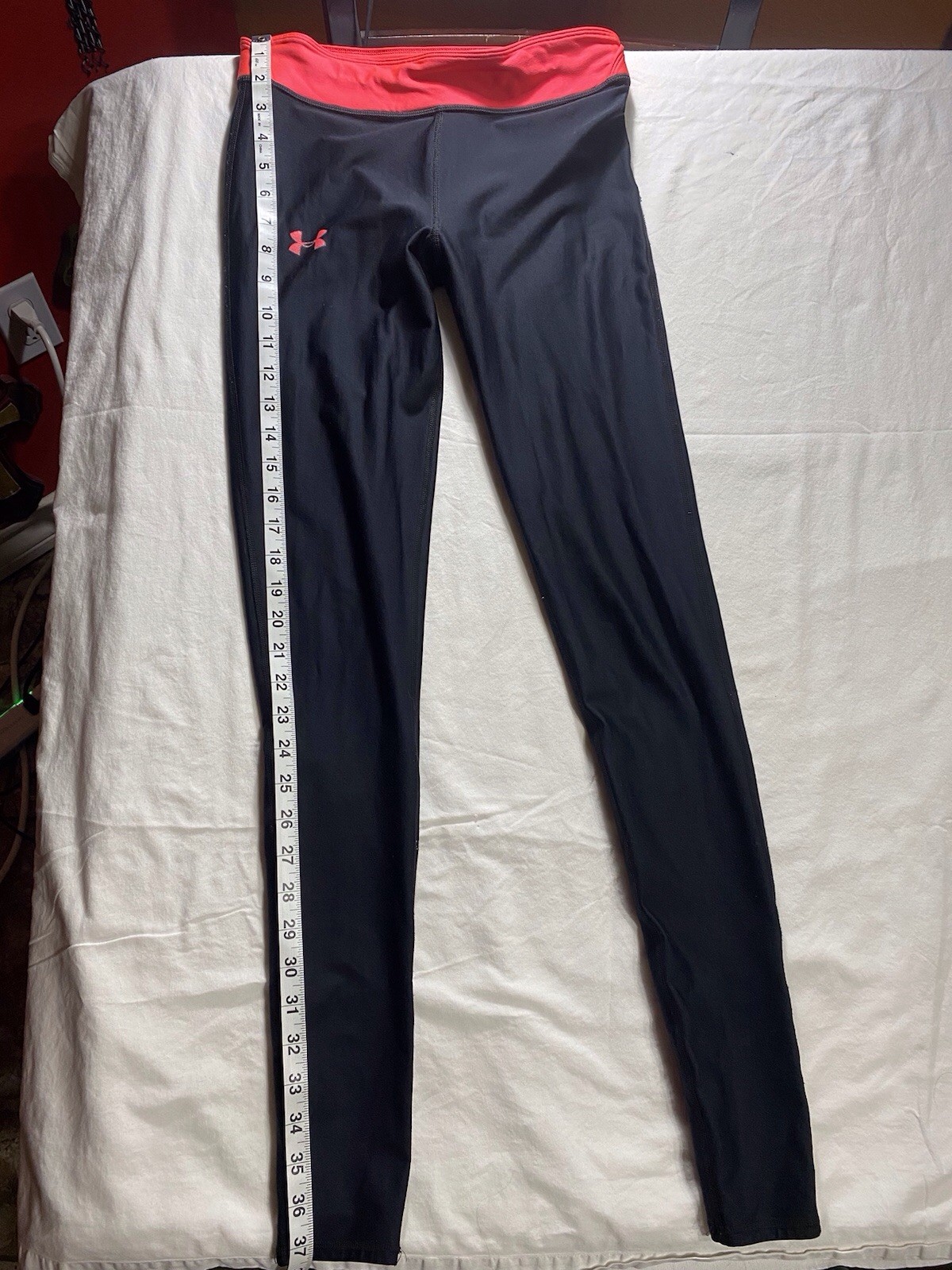 UMBRO LADIES BLACK-PURPLE YOGA PANTS SIZE MEDIUM