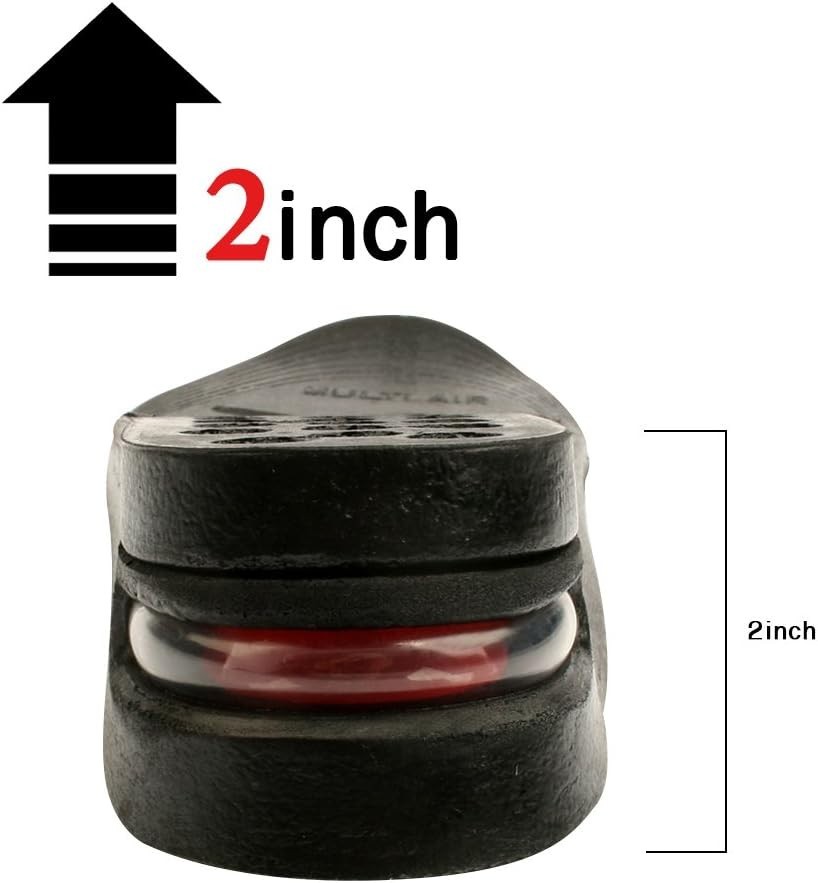 Elevate Your Style: 2″ Height Increase Insoles with Air Cushion for Men’s 7-11