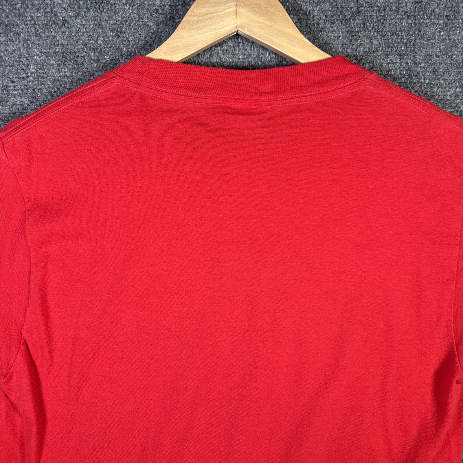 Vintage Houston Rockets Shirt Mens Large Red 80s Champion Basketball NBA Sports