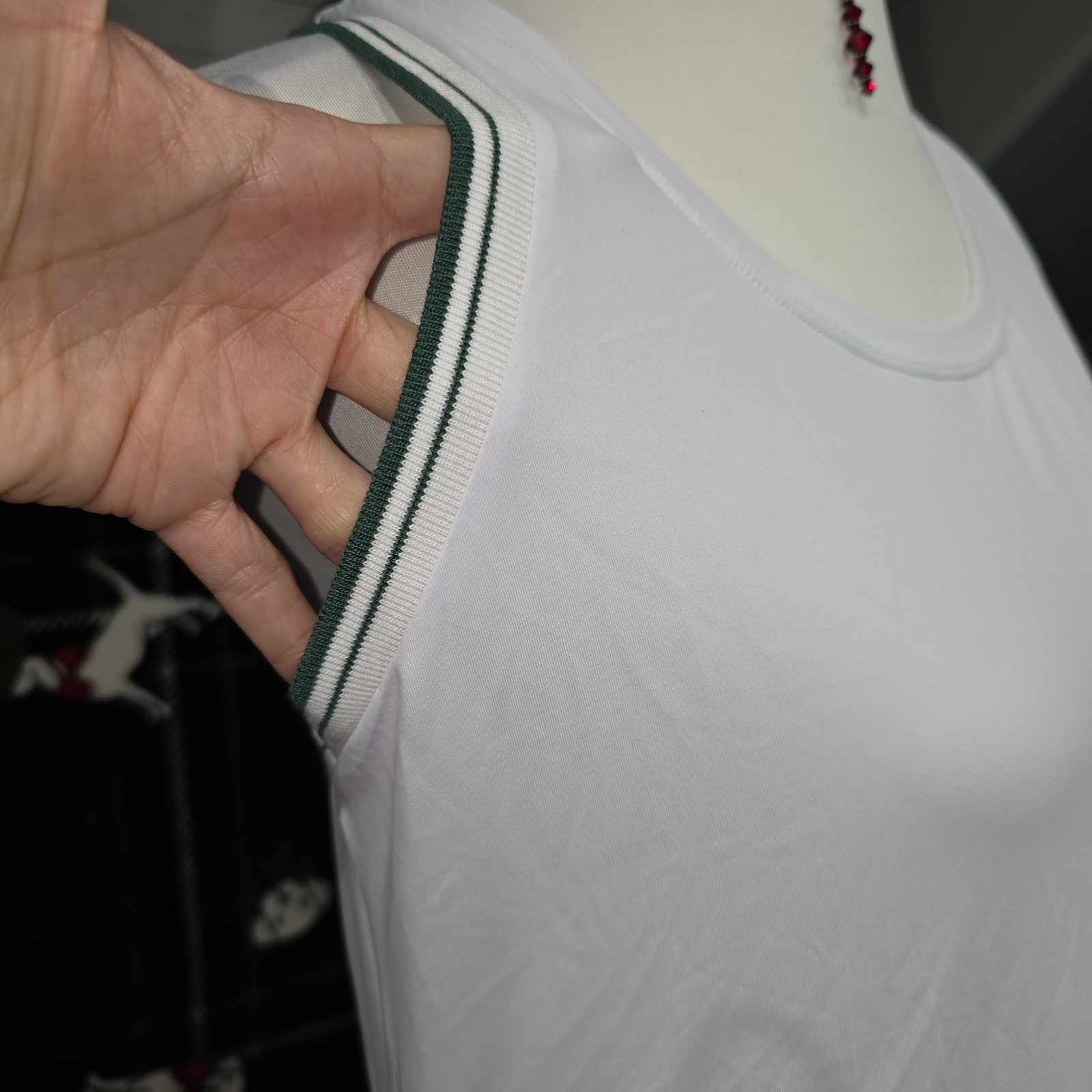 Halara Size M White Pleated Racerback Tennis Active Dress
