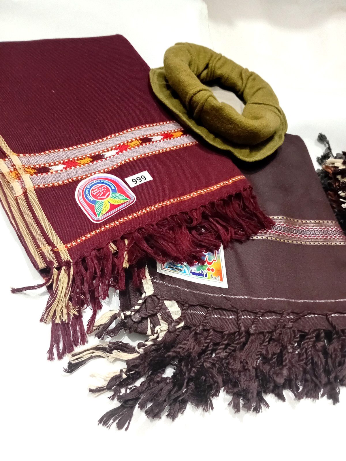 Afghan Patoo Blanket Shawl Topi Chitrali Pakol 100% Wool Cap Pakul Handmade Hat.