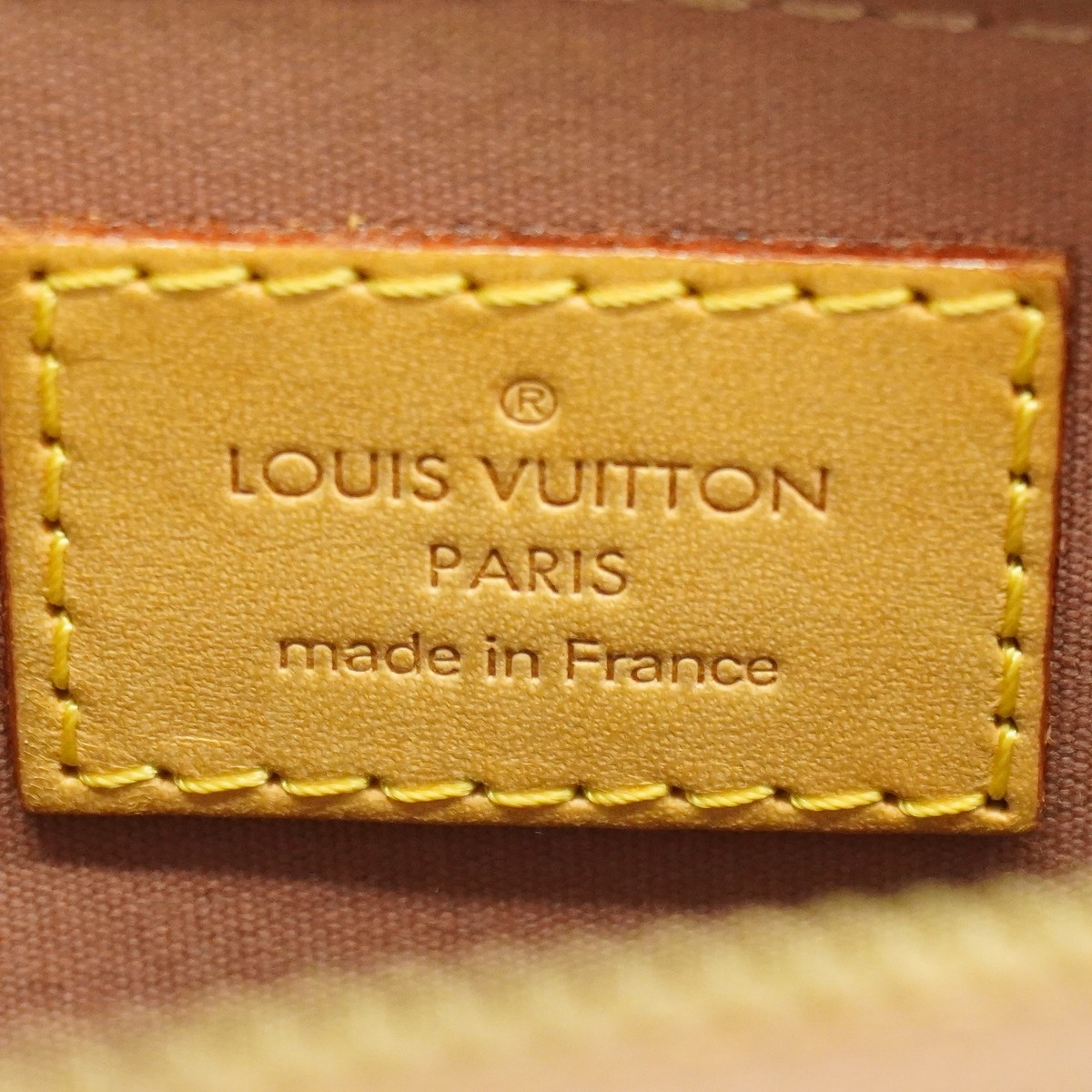 Auth [6ge5767-k] LOUIS VUITTON Handbag Vernis Alma BB M91585 Rose Velur 2 wa…